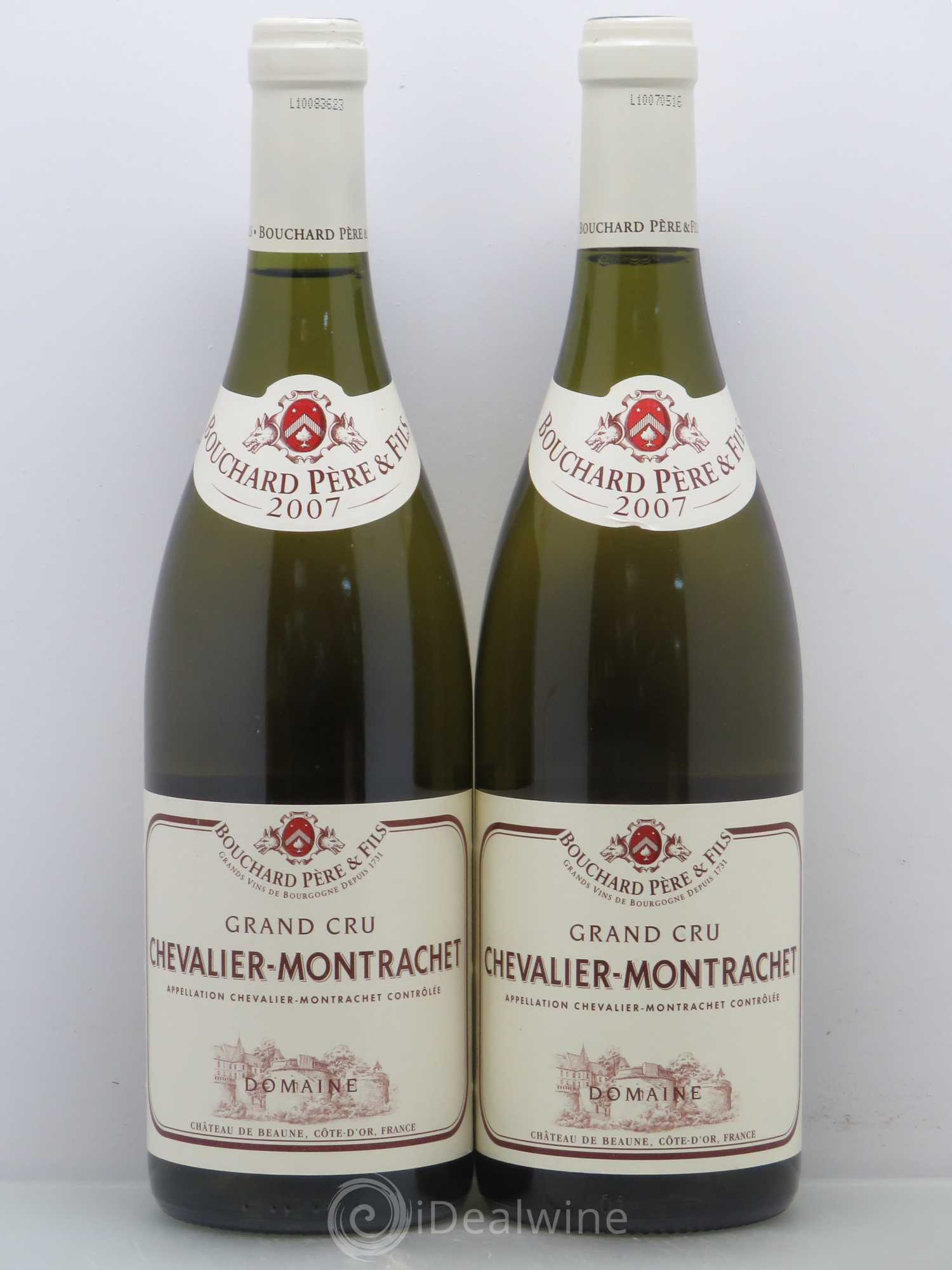 Chevalier-Montrachet Grand Cru Bouchard Père & Fils 2007 - Lot de 2 bouteilles - 0