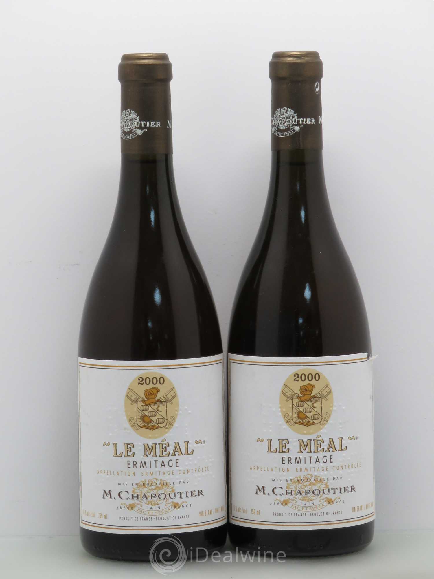 Hermitage Ermitage Le Méal Chapoutier 2000 - Lot de 2 bouteilles - 0