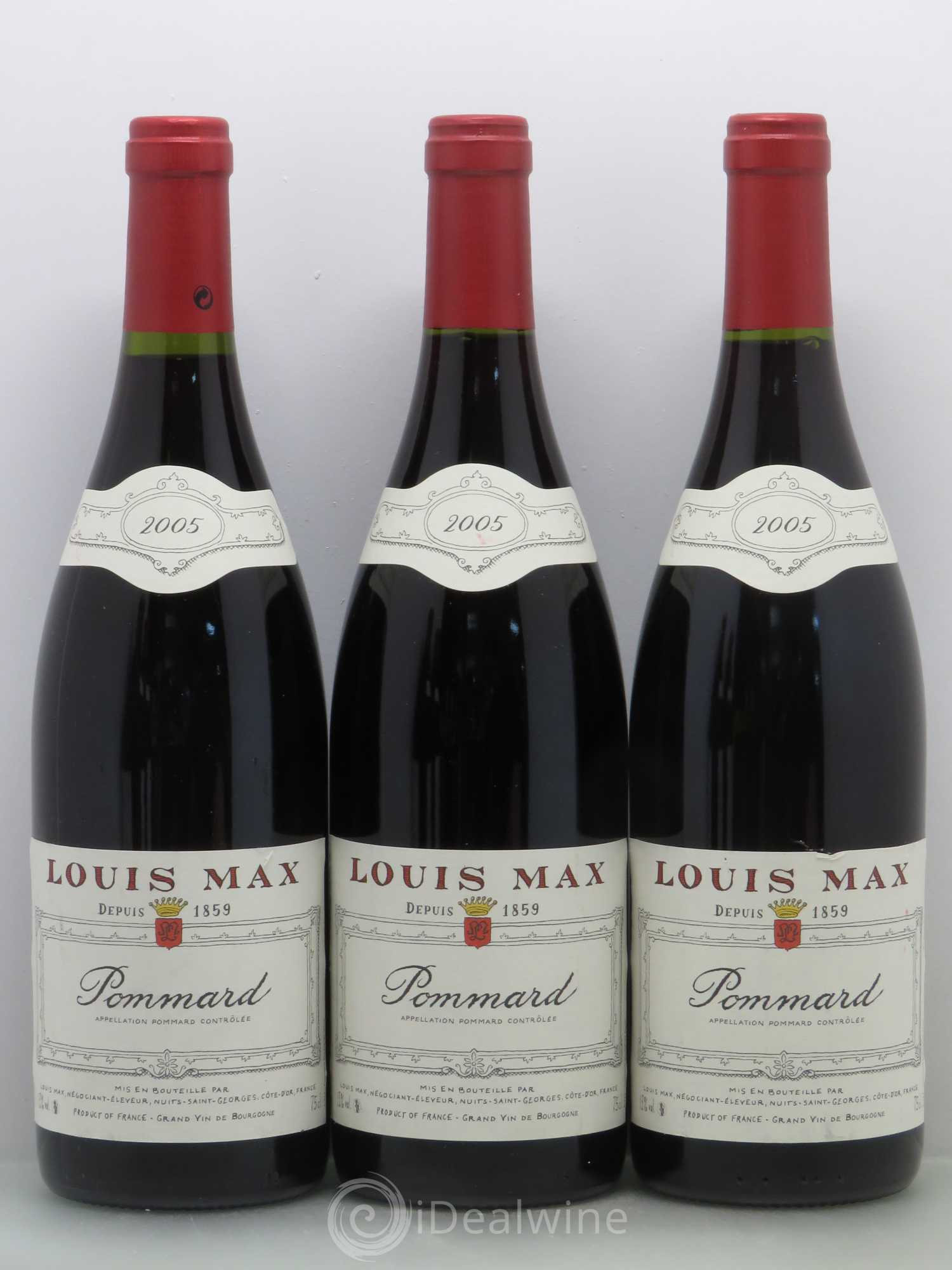 Pommard Louis Max 2005 - Lot de 5 bouteilles - 1