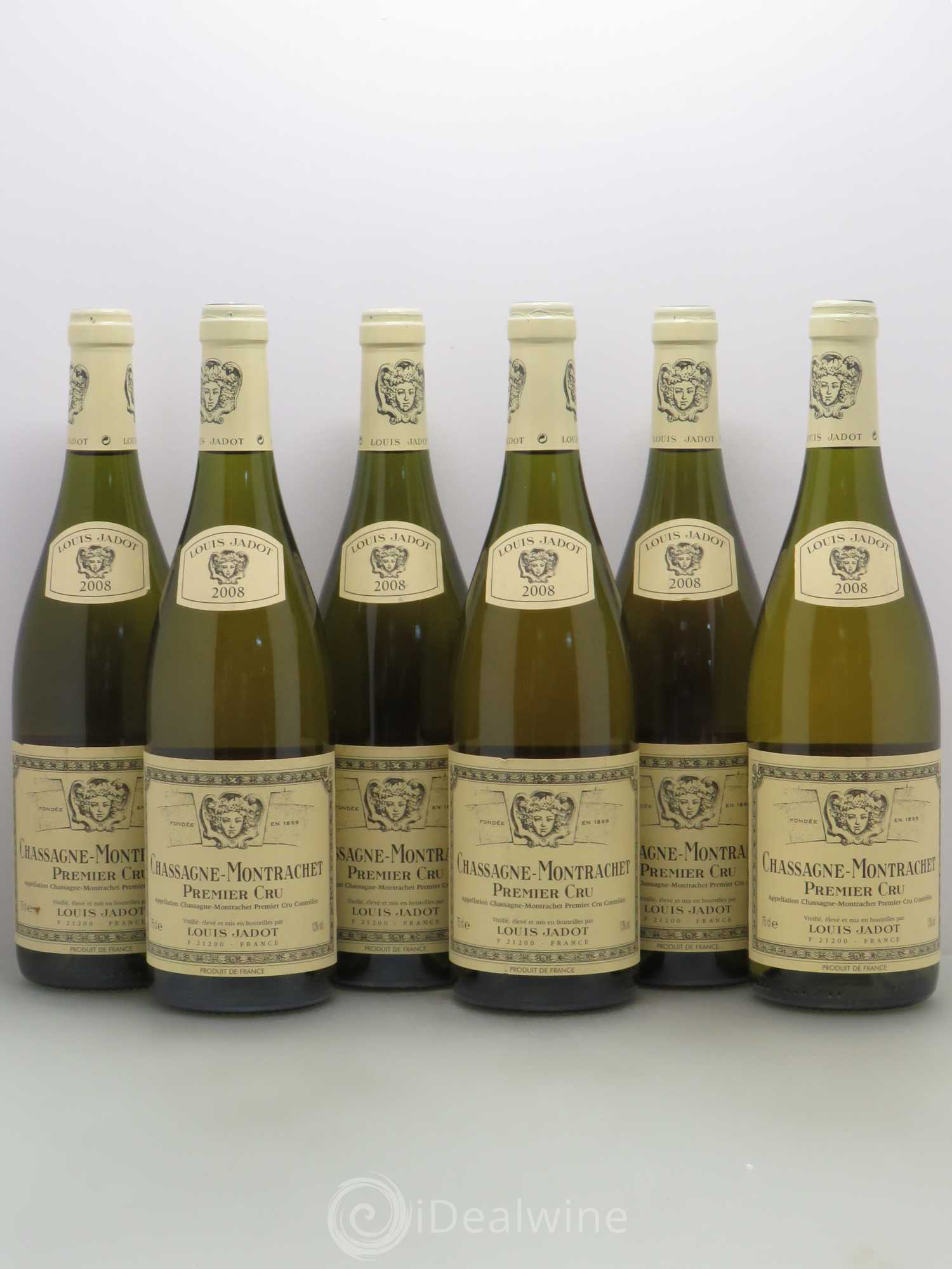 Chassagne-Montrachet 1er Cru Louis Jadot 2008 - Lot de 6 bouteilles - 0