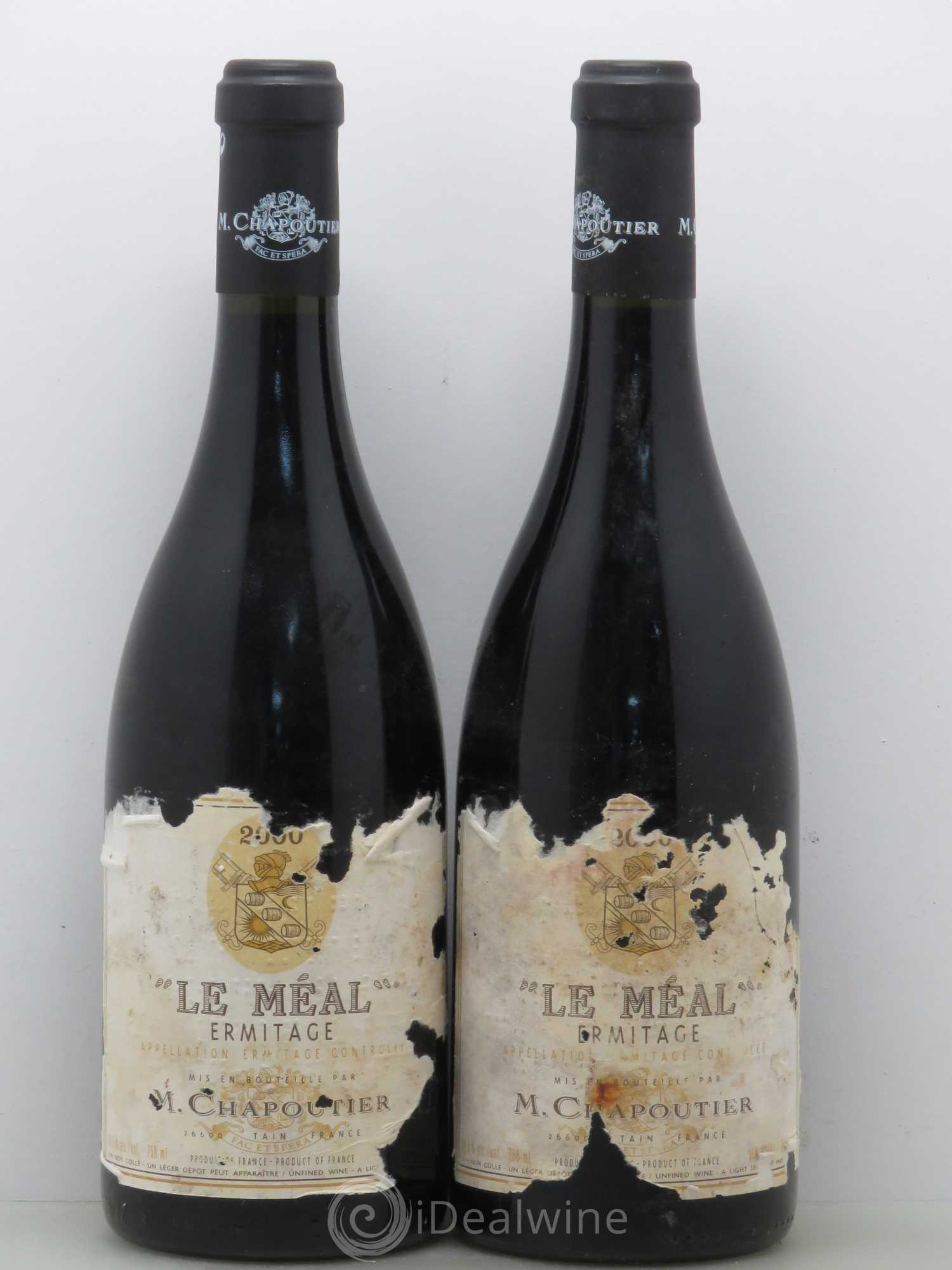Hermitage Ermitage Le Méal Chapoutier 2000 - Lot de 2 bouteilles - 0