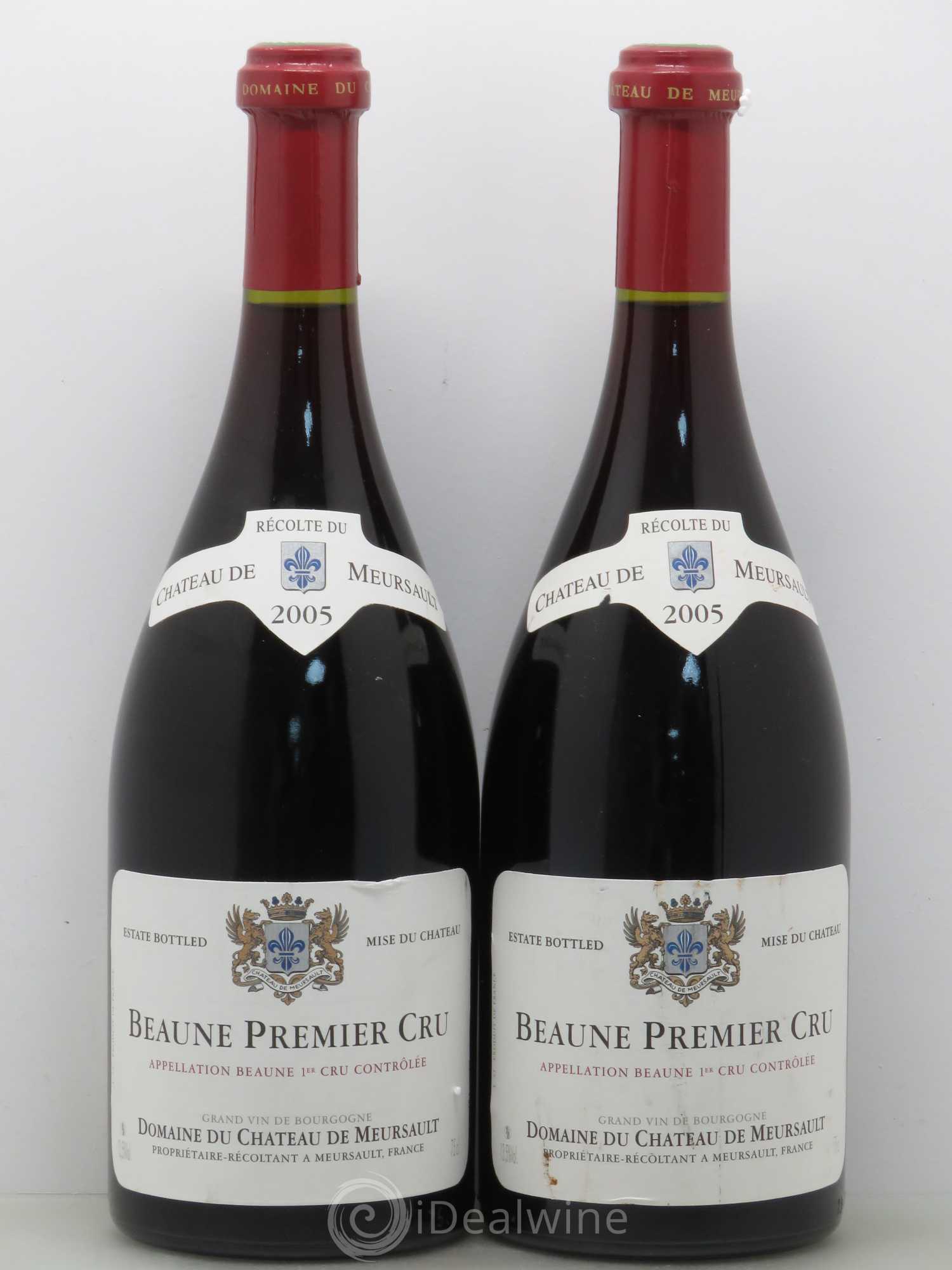 Beaune 1er Cru Château de Meursault 2005 - Lot de 2 bouteilles - 0