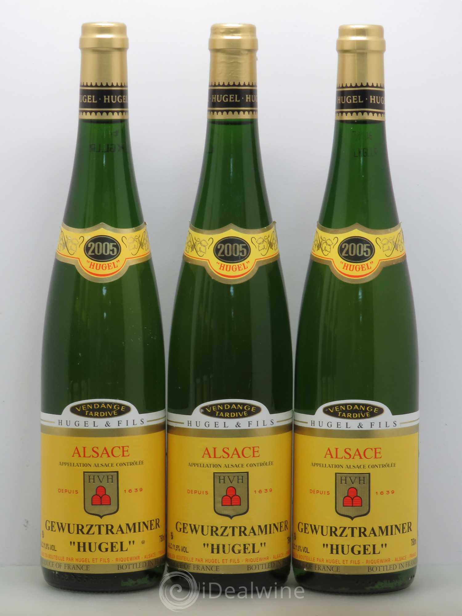 Gewurztraminer Hugel (Domaine) Vendanges Tardives  2005 - Lot de 6 bouteilles - 1
