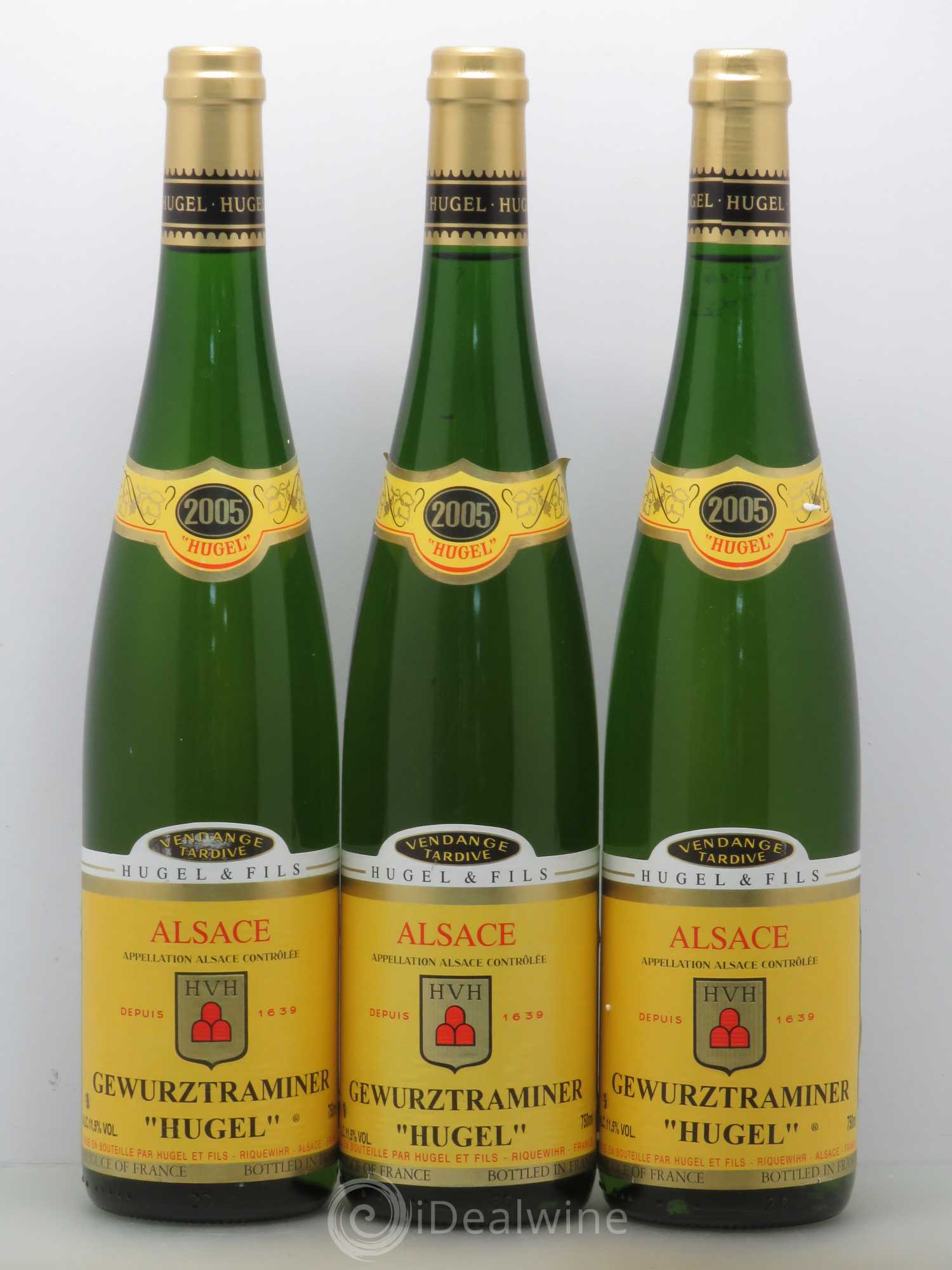 Gewurztraminer Hugel (Domaine) Vendanges Tardives  2005 - Lot de 6 bouteilles - 2