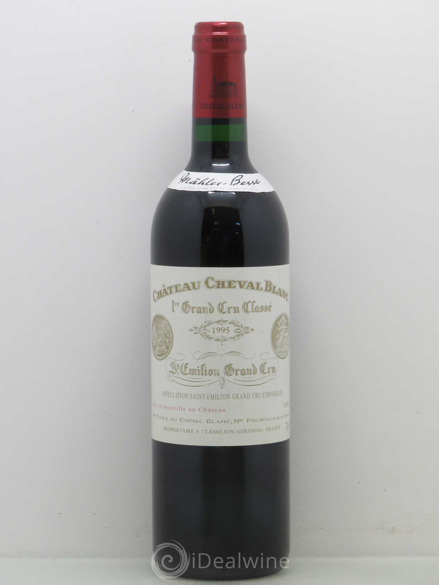 Château Cheval Blanc 1er Grand Cru Classé A 1995 - Lot de 1 bouteille - 0
