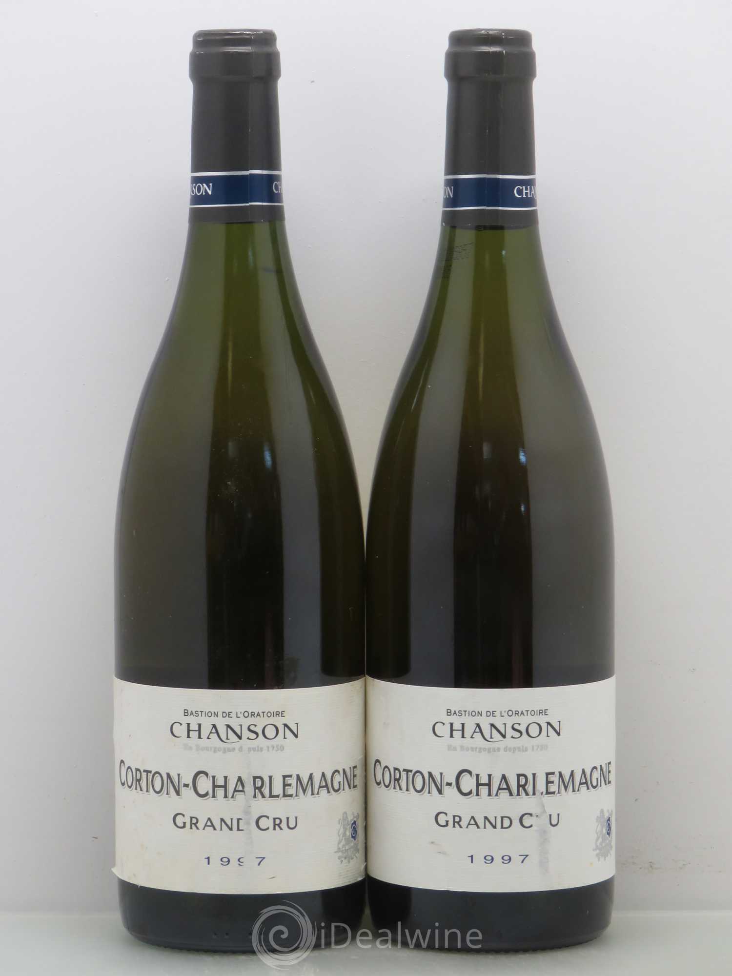 Corton-Charlemagne Grand Cru Chanson 1997 - Lot de 2 bouteilles - 0
