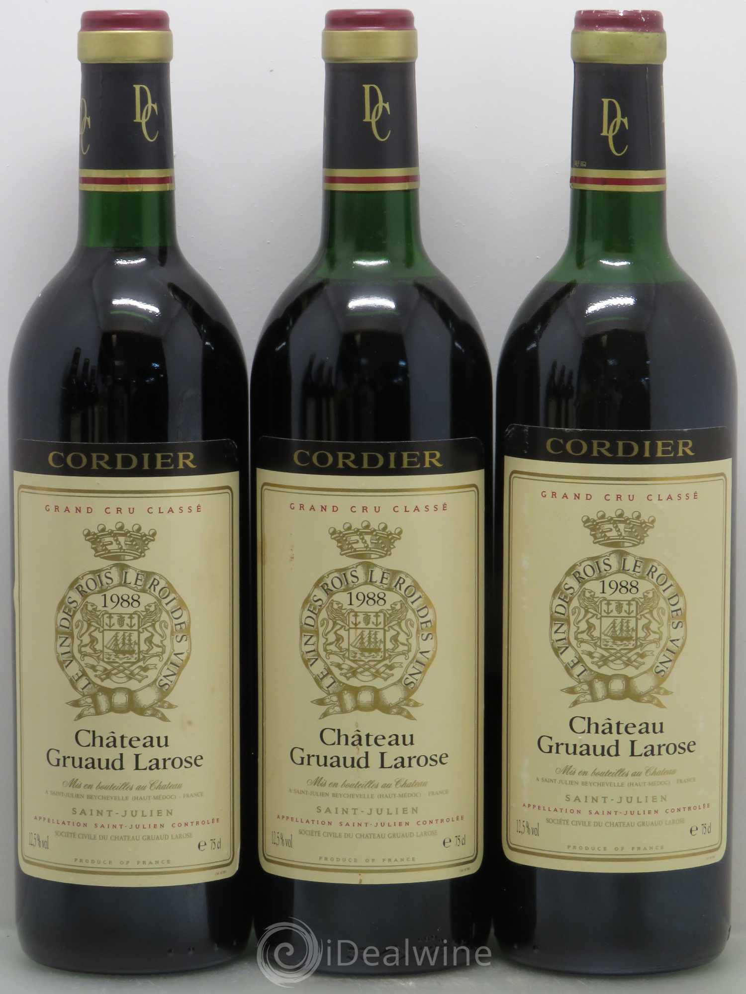Château Gruaud Larose 2ème Grand Cru Classé 1988 - Lot de 6 bouteilles - 1