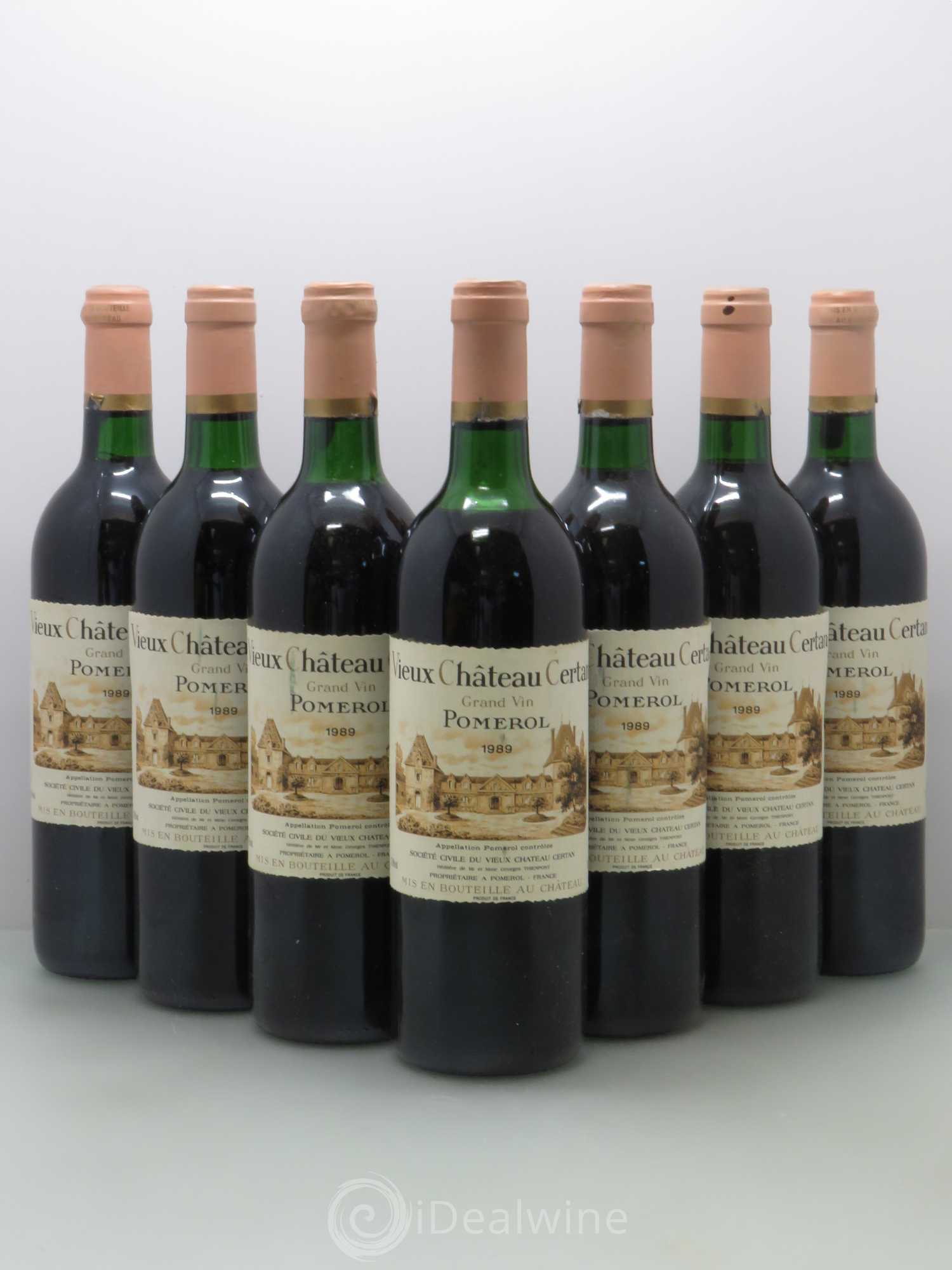 Vieux Château Certan 1989 - Lot de 7 bouteilles - 0