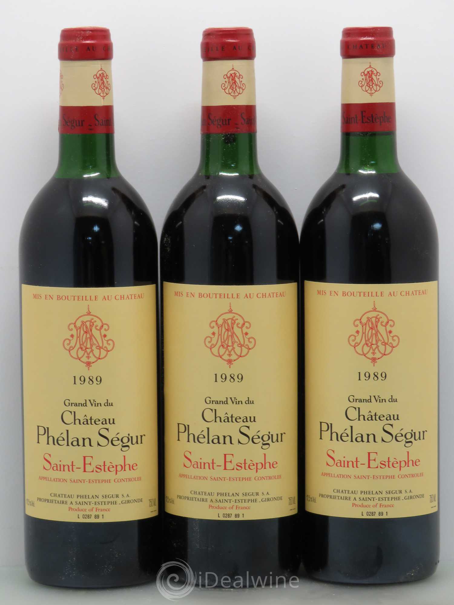 Château Phélan Ségur 1989 - Lot de 12 bouteilles - 2
