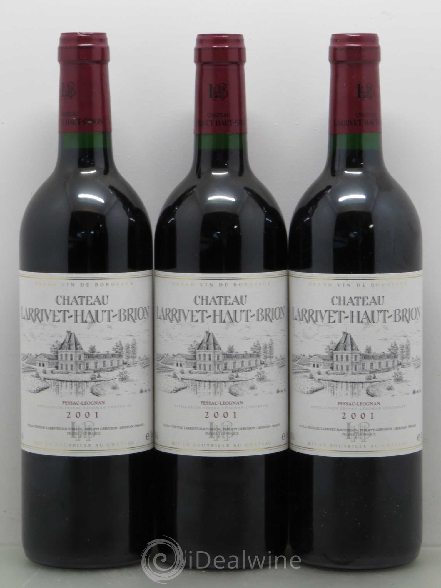 Château Larrivet Haut-Brion 2001 - Lot de 12 bouteilles - 3