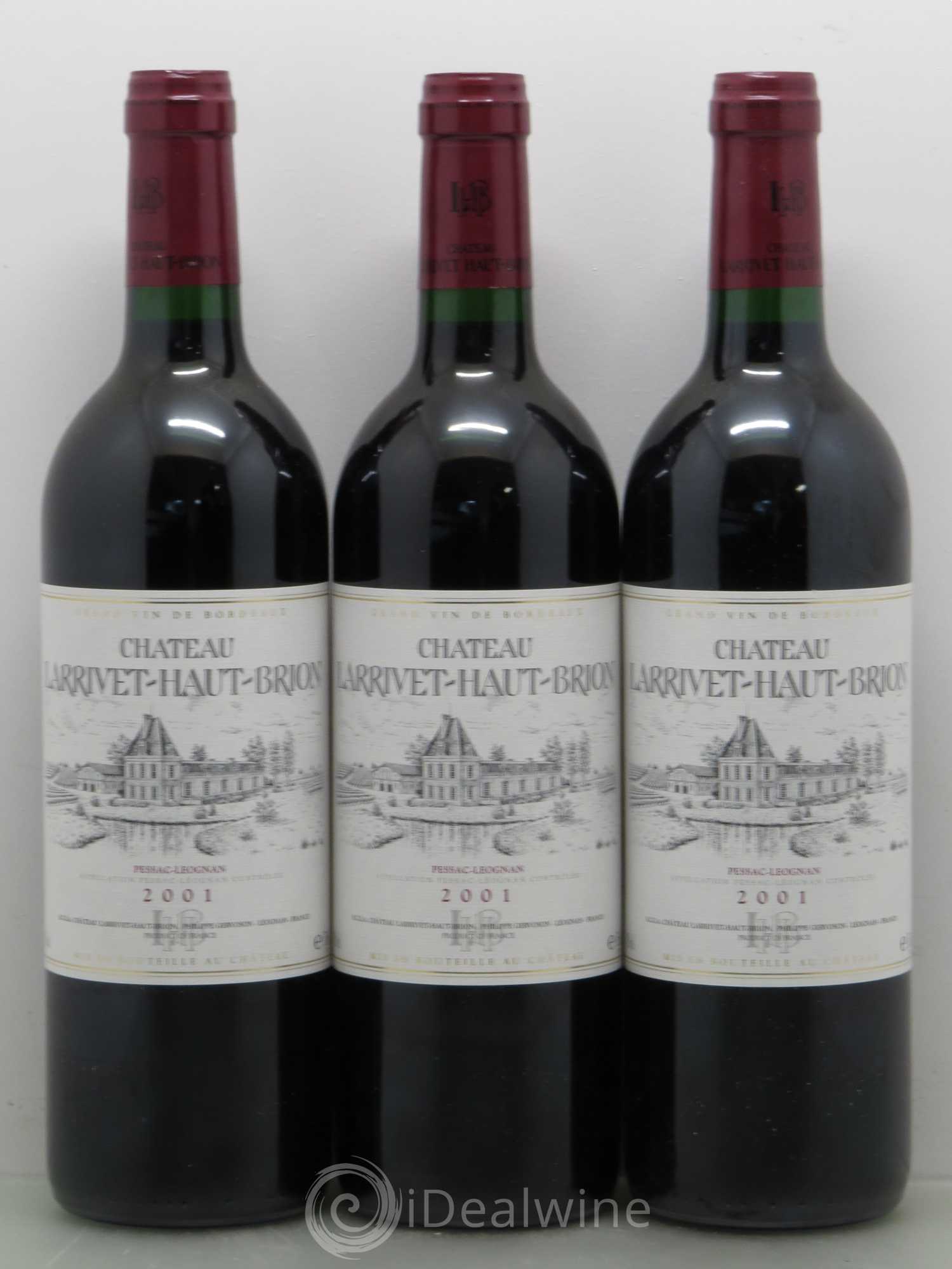 Château Larrivet Haut-Brion 2001 - Lot de 12 bouteilles - 4