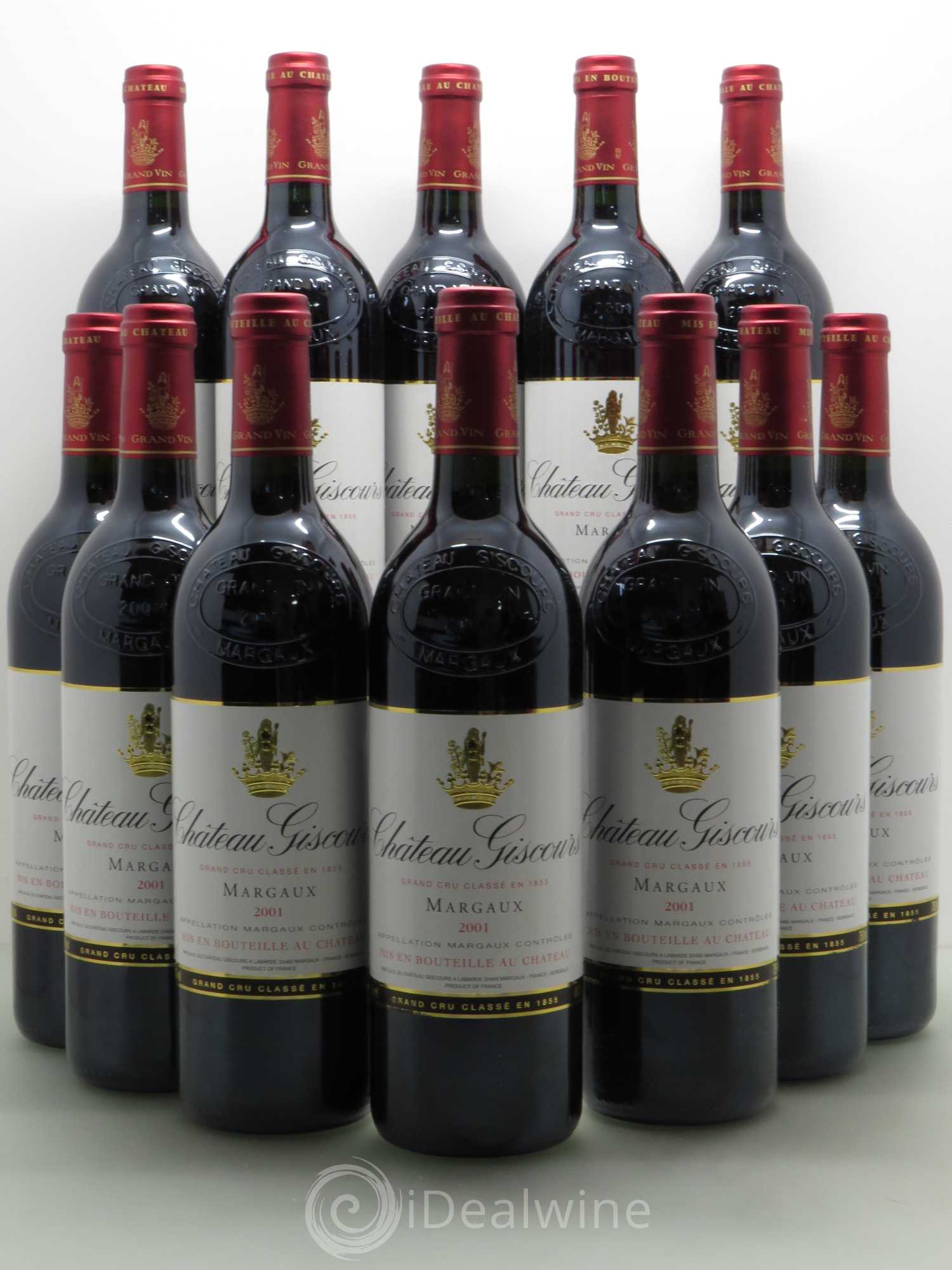 Château Giscours 3ème Grand Cru Classé 2001 - Lot de 12 bouteilles - 0