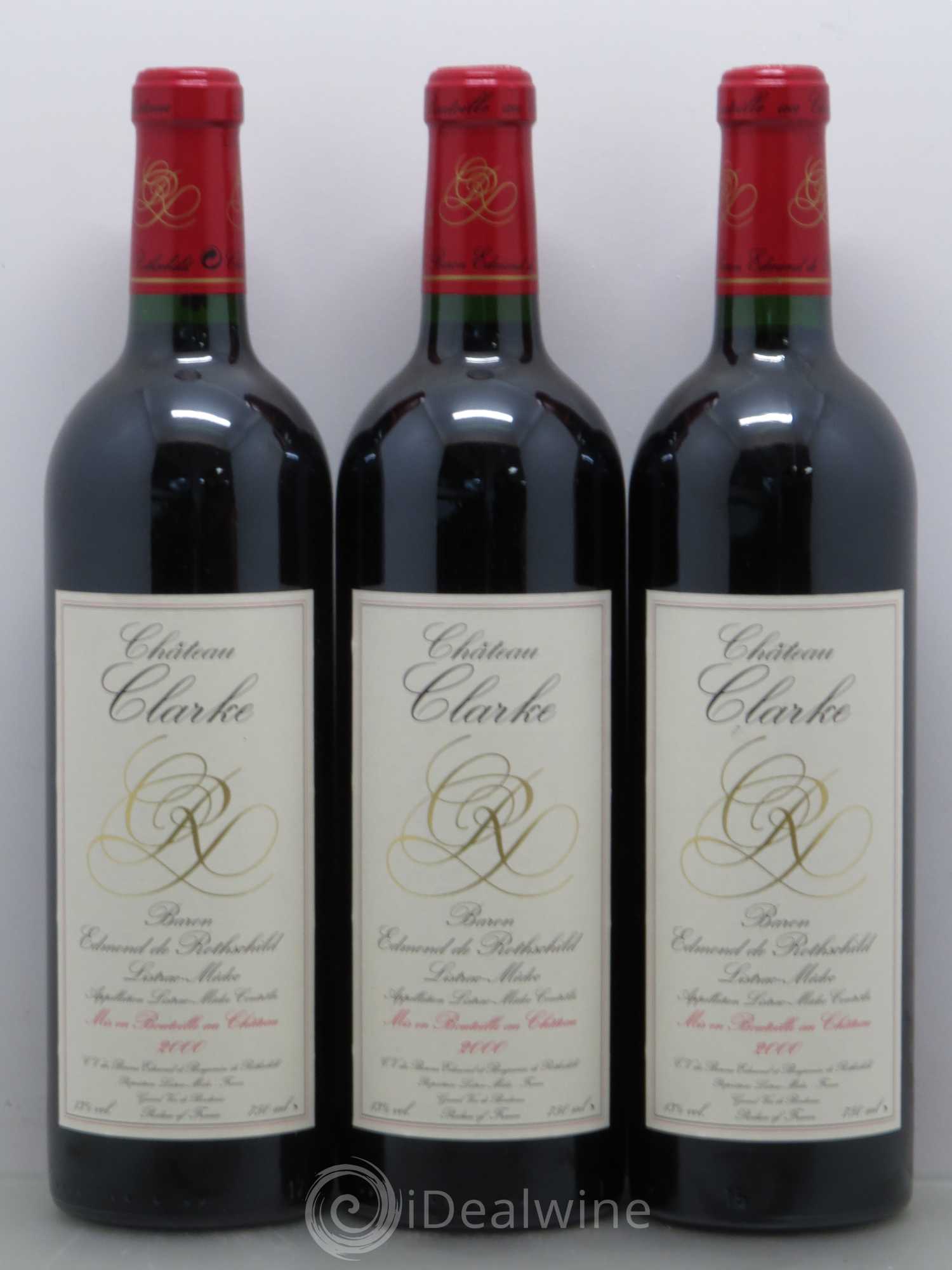 Château Clarke 2000 - Lot de 12 bouteilles - 1