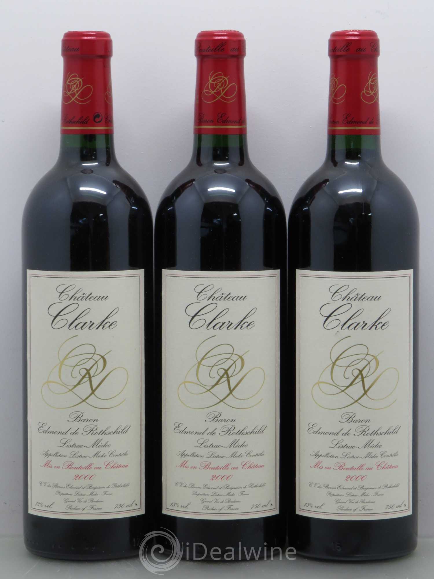 Château Clarke 2000 - Lot de 12 bouteilles - 2