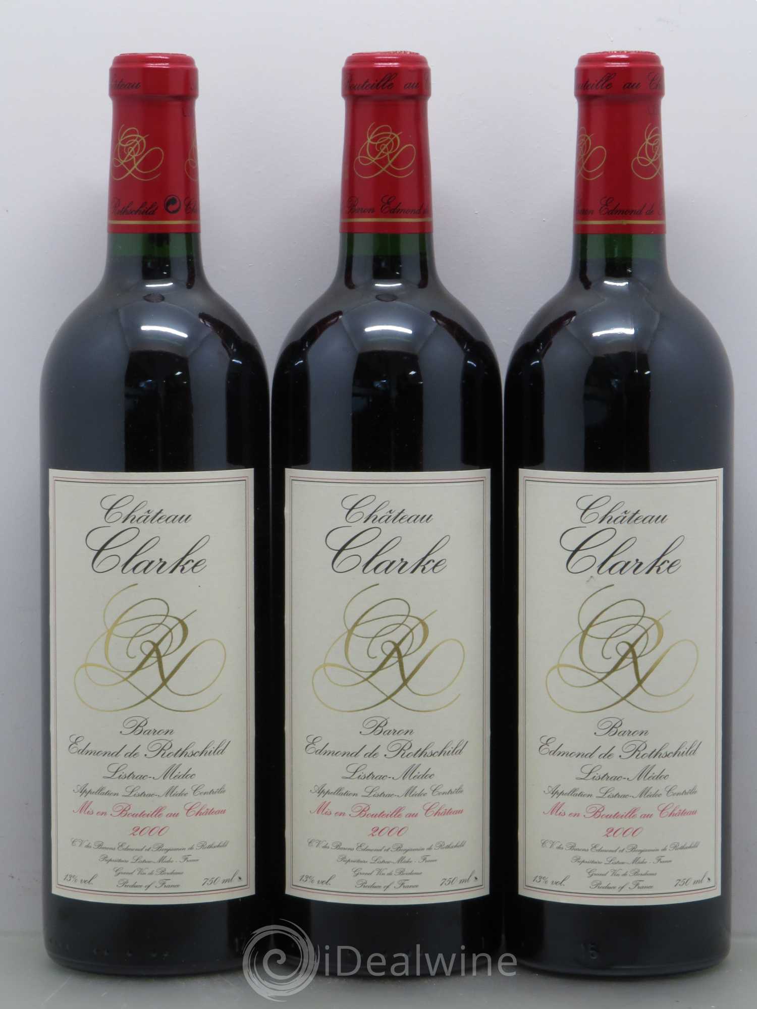 Château Clarke 2000 - Lot de 12 bouteilles - 4