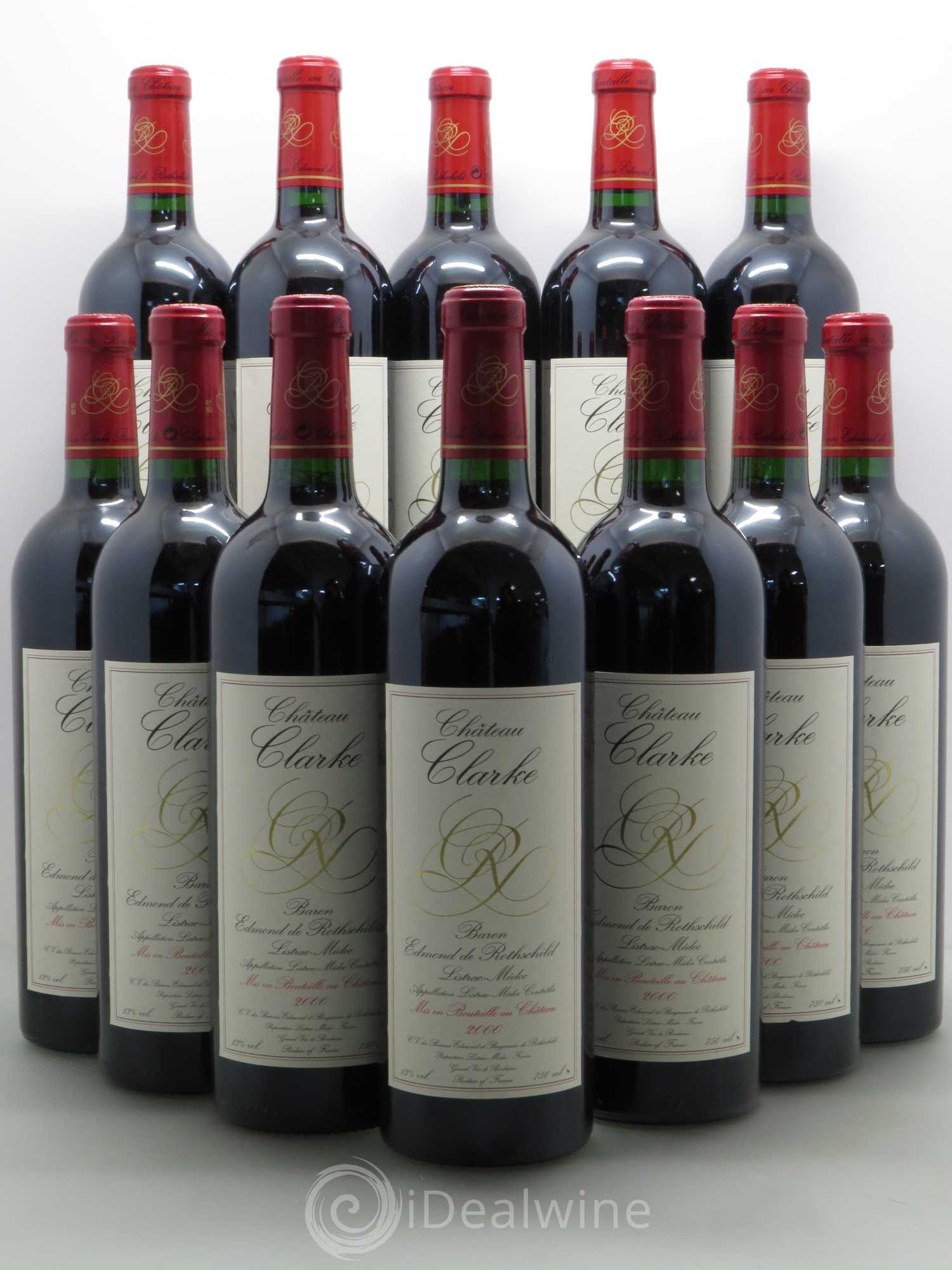 Château Clarke 2000 - Lot de 12 bouteilles - 0