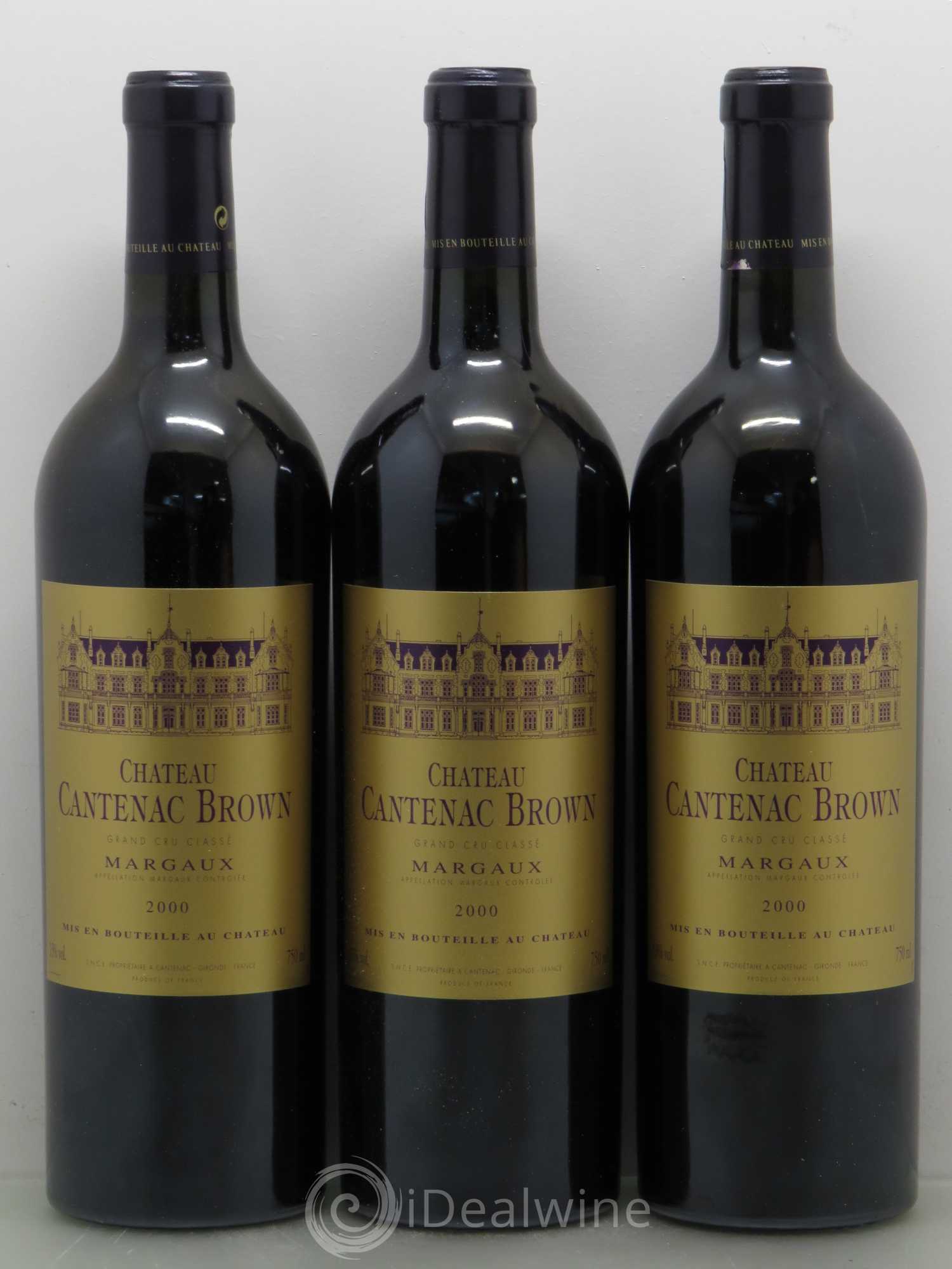 Château Cantenac Brown 3ème Grand Cru Classé 2000 - Lot de 12 bouteilles - 4