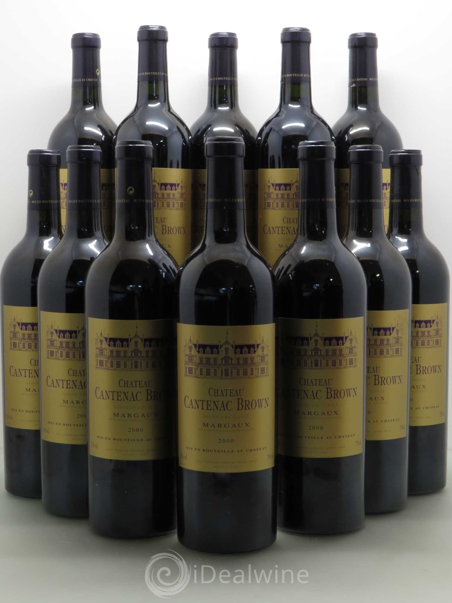 Château Cantenac Brown 3ème Grand Cru Classé 2000 - Lot de 12 bouteilles - 0
