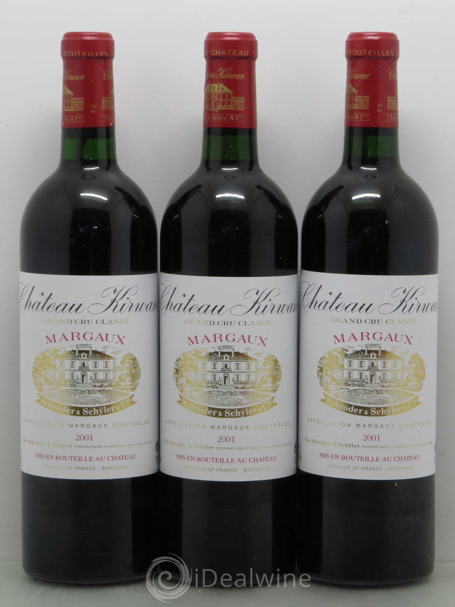 Château Kirwan 3ème Grand Cru Classé 2001 - Lot de 12 bouteilles - 2