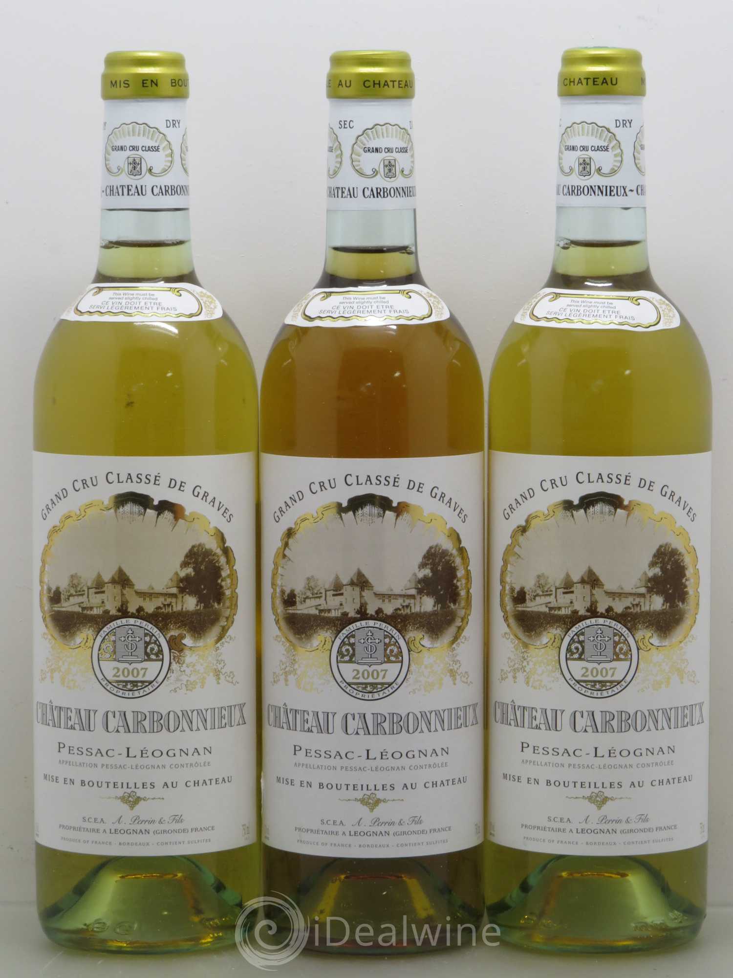 Château Carbonnieux Cru Classé de Graves 2007 - Lot de 12 bouteilles - 3