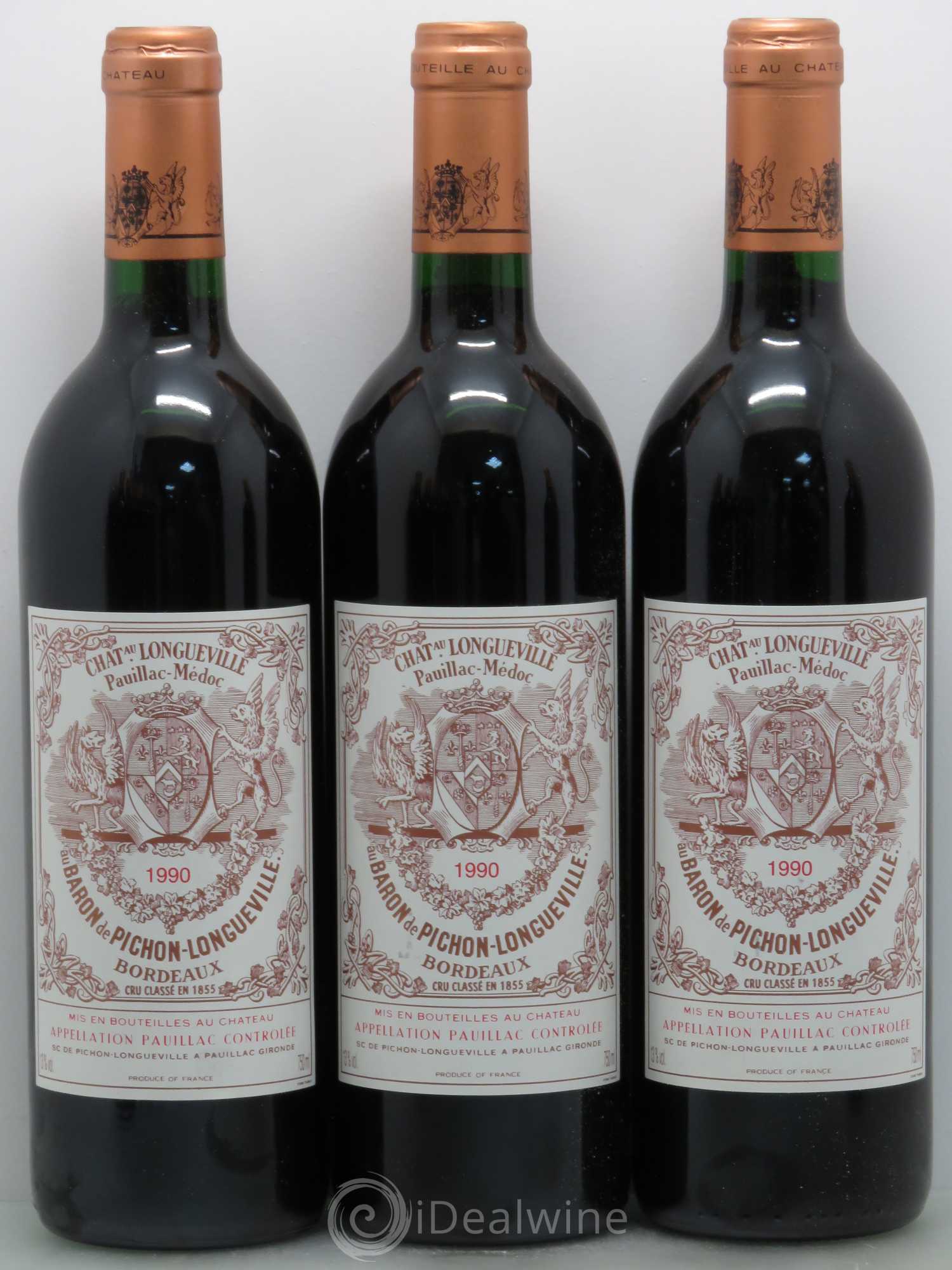 Pichon Longueville Baron 2ème Grand Cru Classé 1990 - Lot de 12 bouteilles - 2