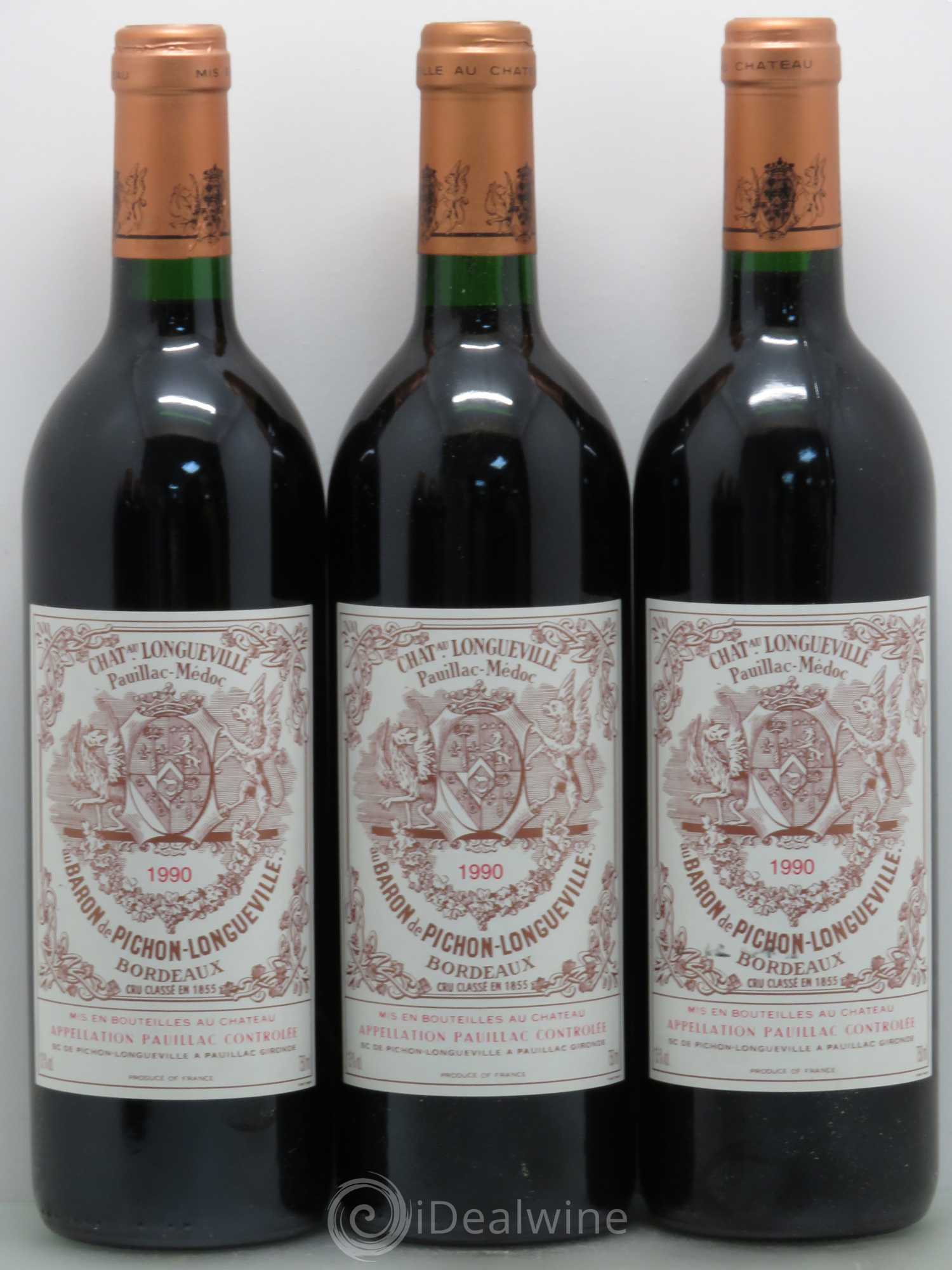 Pichon Longueville Baron 2ème Grand Cru Classé 1990 - Lot de 12 bouteilles - 3