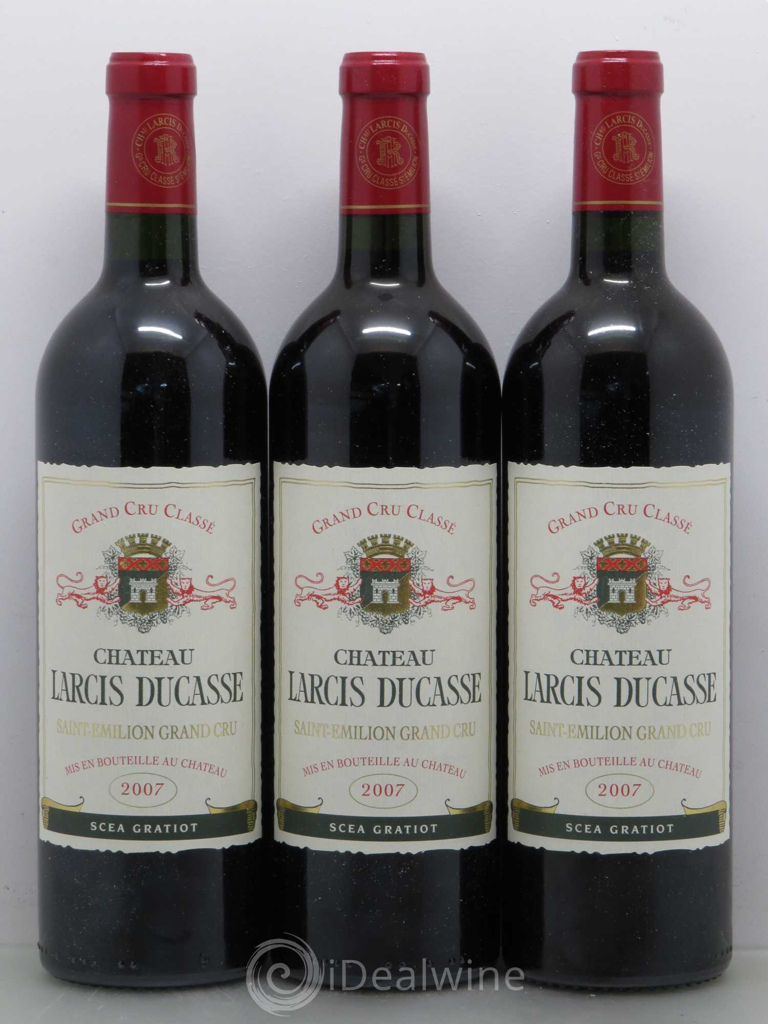 Château Larcis Ducasse 1er Grand Cru Classé B 2007 - Lot de 12 bouteilles - 1
