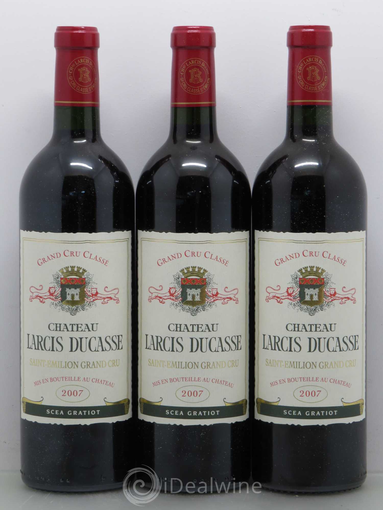Château Larcis Ducasse 1er Grand Cru Classé B 2007 - Lot de 12 bouteilles - 2