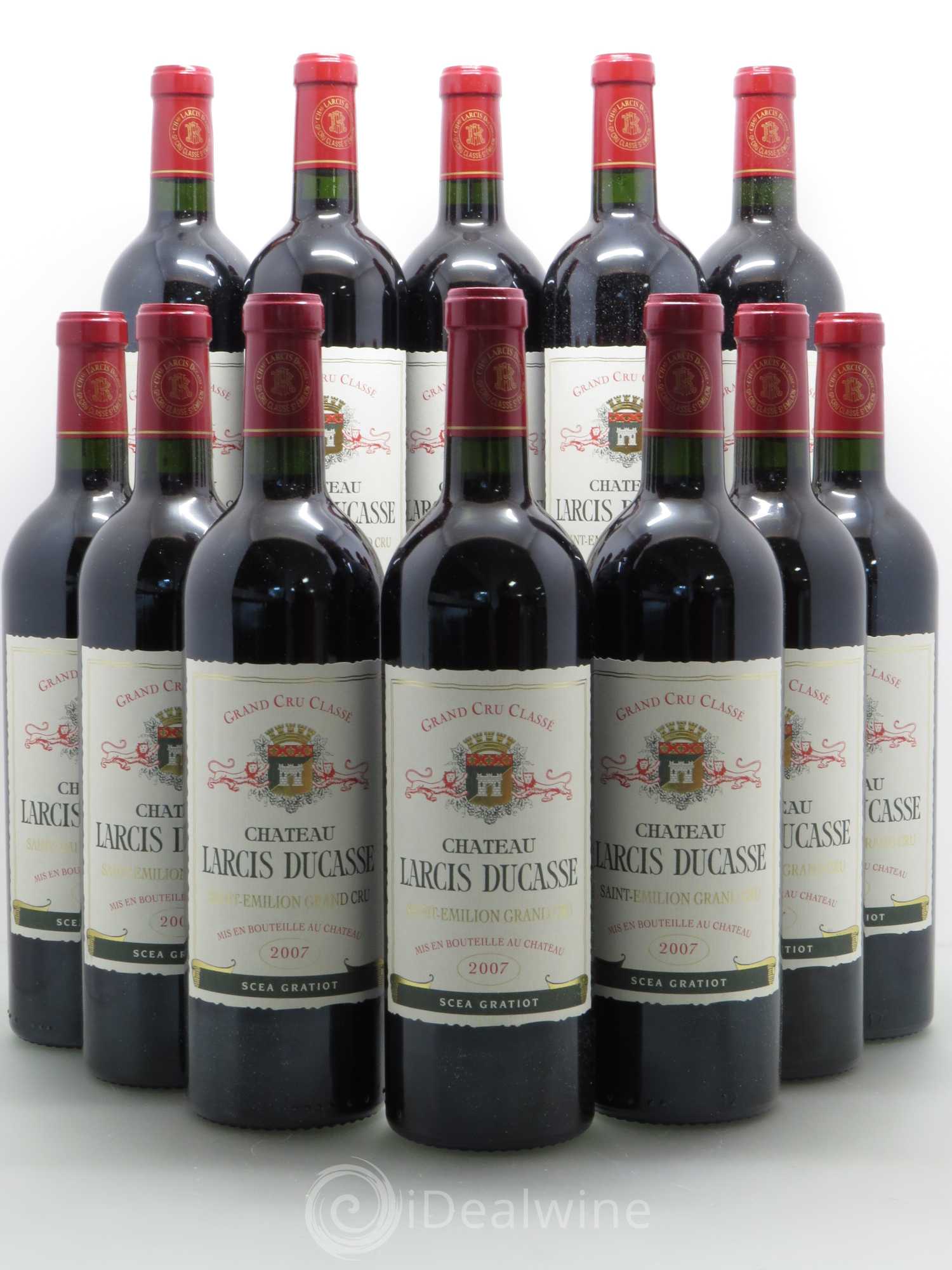 Château Larcis Ducasse 1er Grand Cru Classé B 2007 - Lot de 12 bouteilles - 0