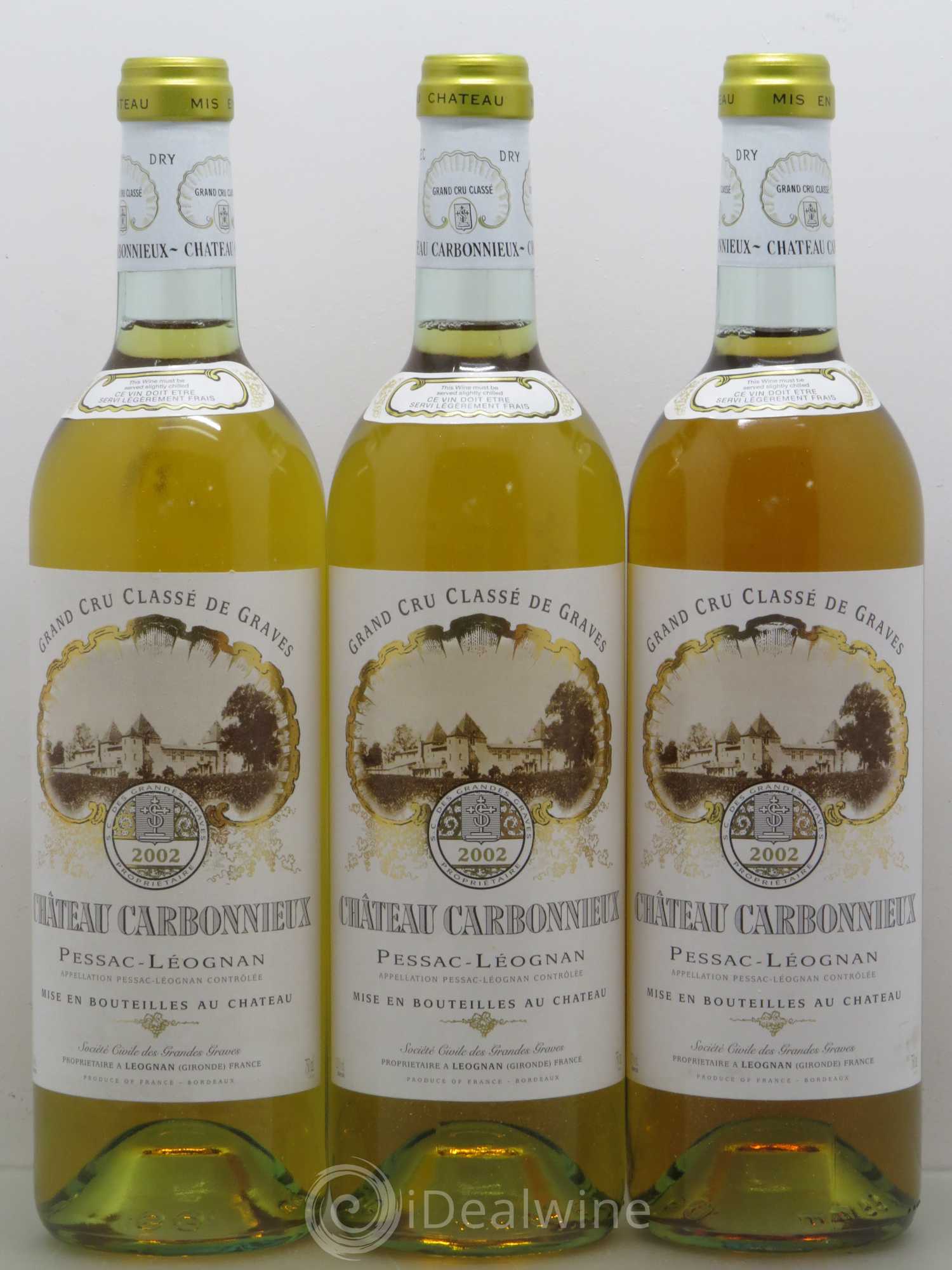 Château Carbonnieux Cru Classé de Graves 2002 - Lot de 12 bouteilles - 2