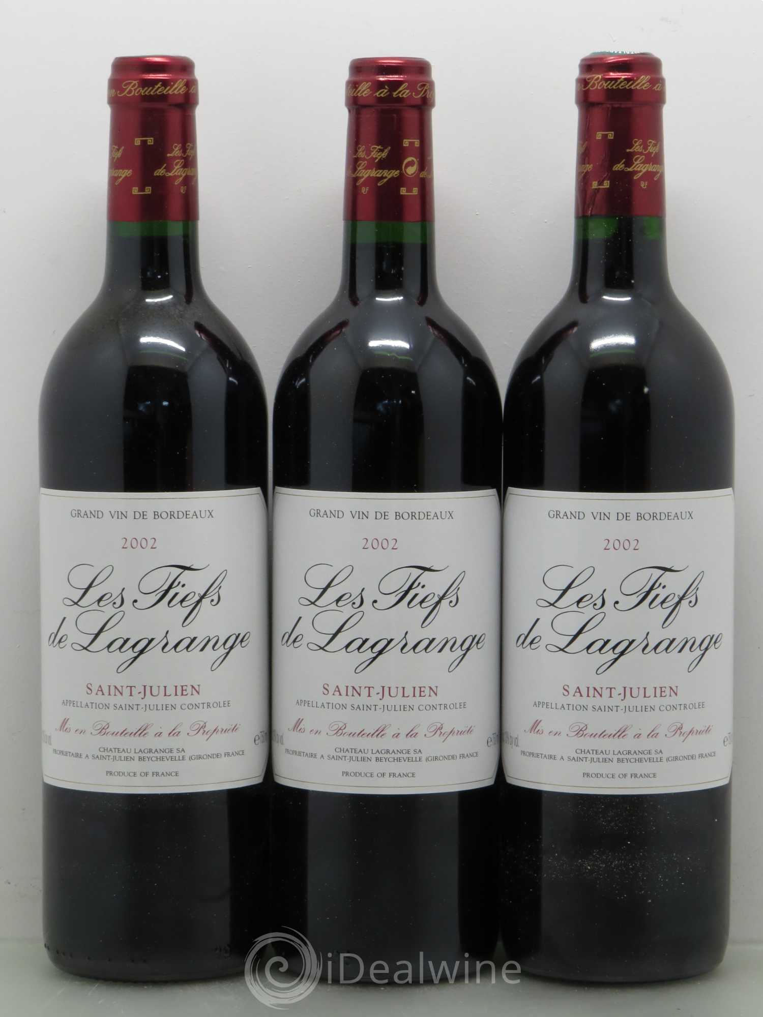 Les Fiefs de Lagrange Second Vin 2002 - Lot de 12 bouteilles - 1