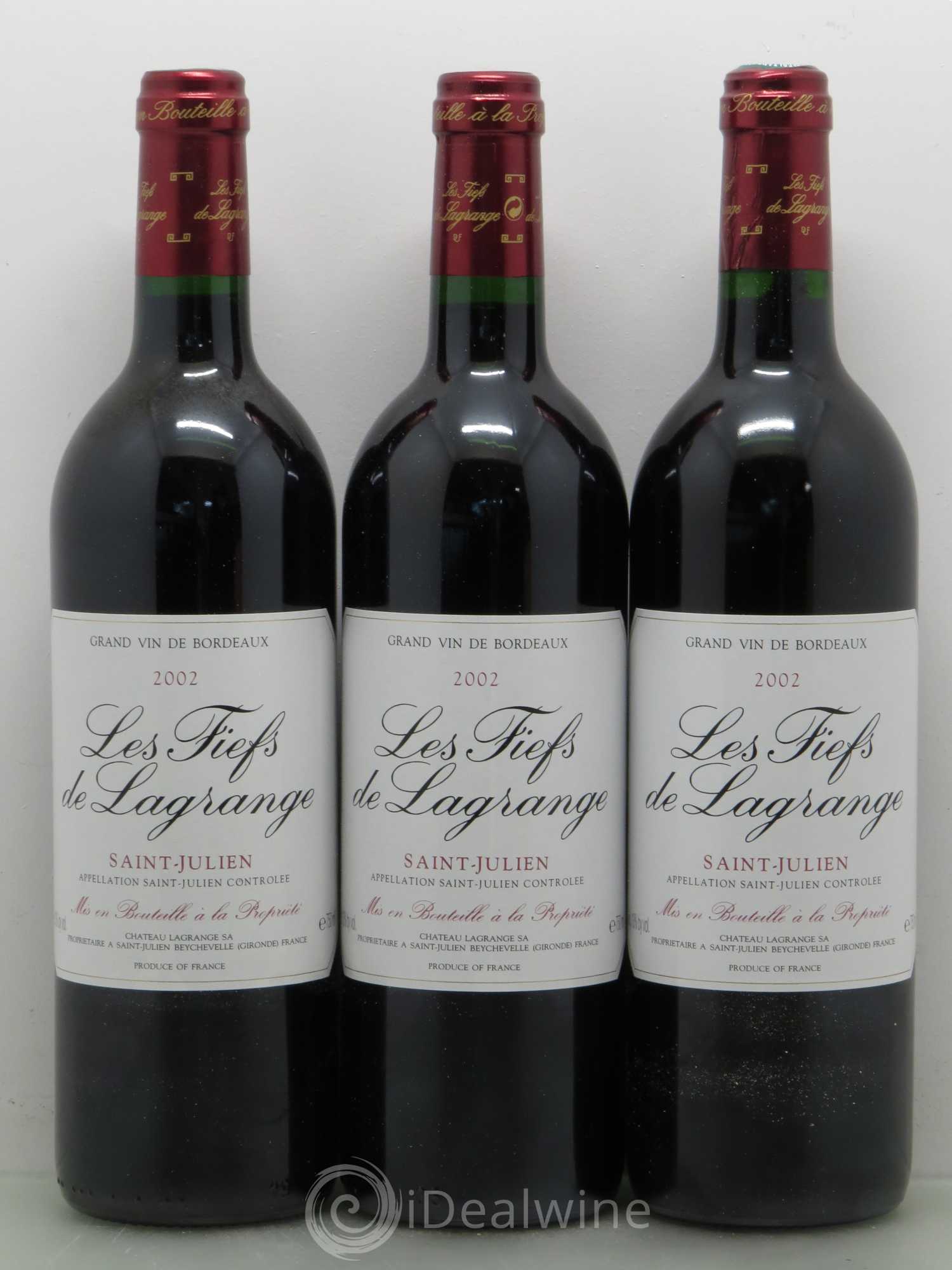 Les Fiefs de Lagrange Second Vin 2002 - Lot de 12 bouteilles - 2