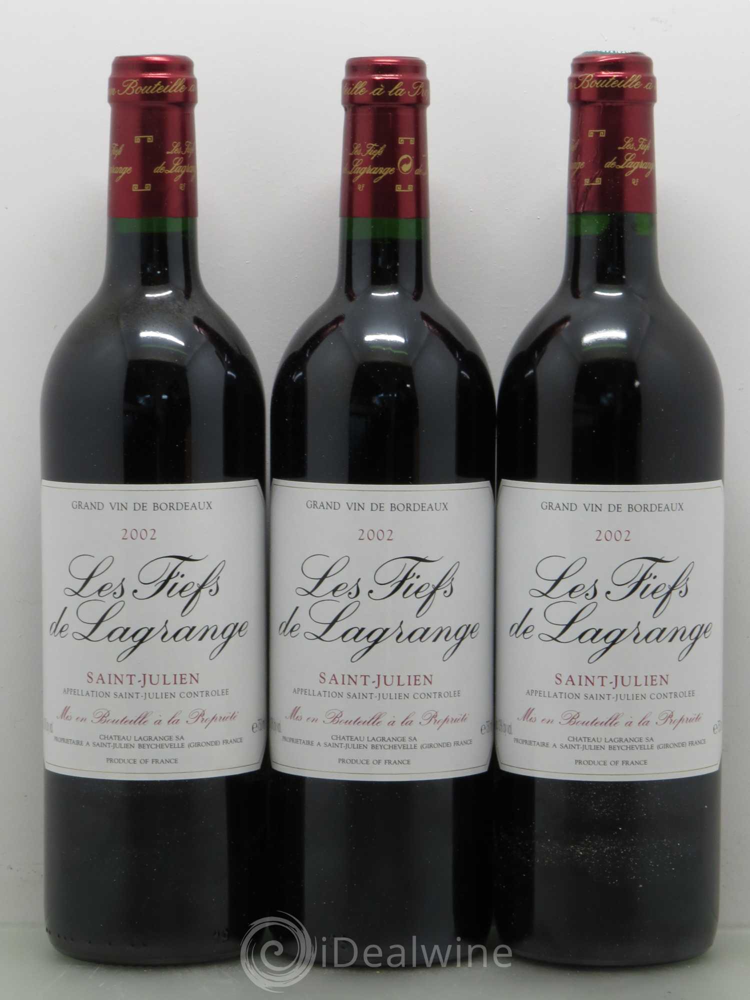Les Fiefs de Lagrange Second Vin 2002 - Lot de 12 bouteilles - 3