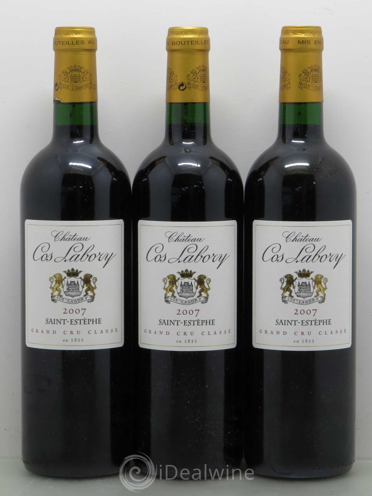 Château Cos Labory 5ème Grand Cru Classé 2007 - Lot de 12 bouteilles - 1