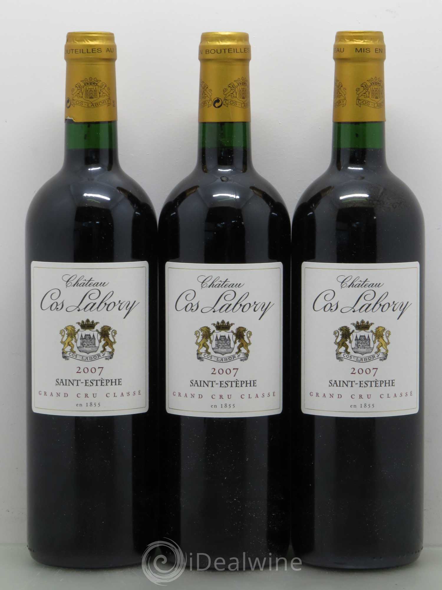 Château Cos Labory 5ème Grand Cru Classé 2007 - Lot de 12 bouteilles - 2