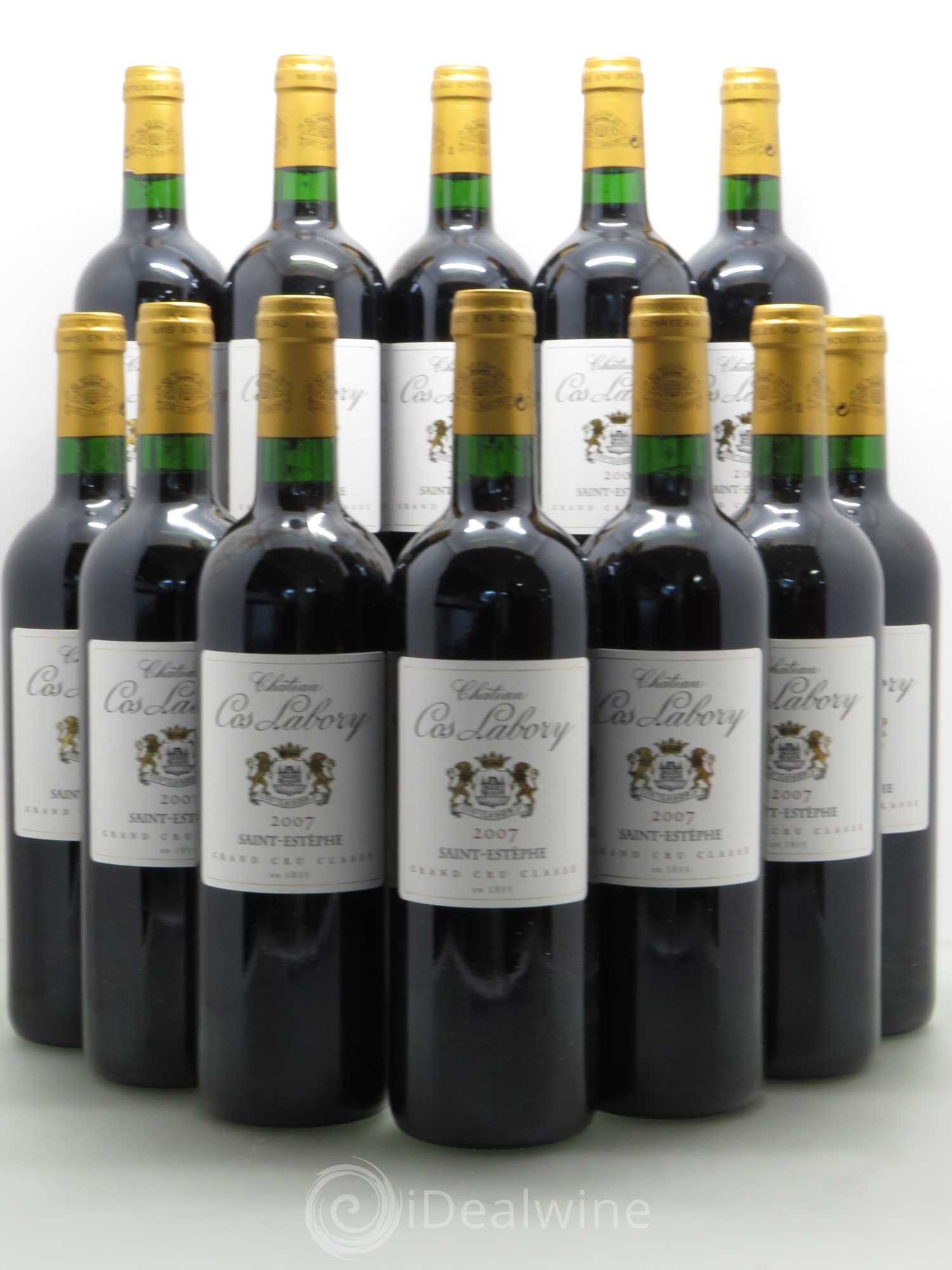 Château Cos Labory 5ème Grand Cru Classé 2007 - Lot de 12 bouteilles - 0