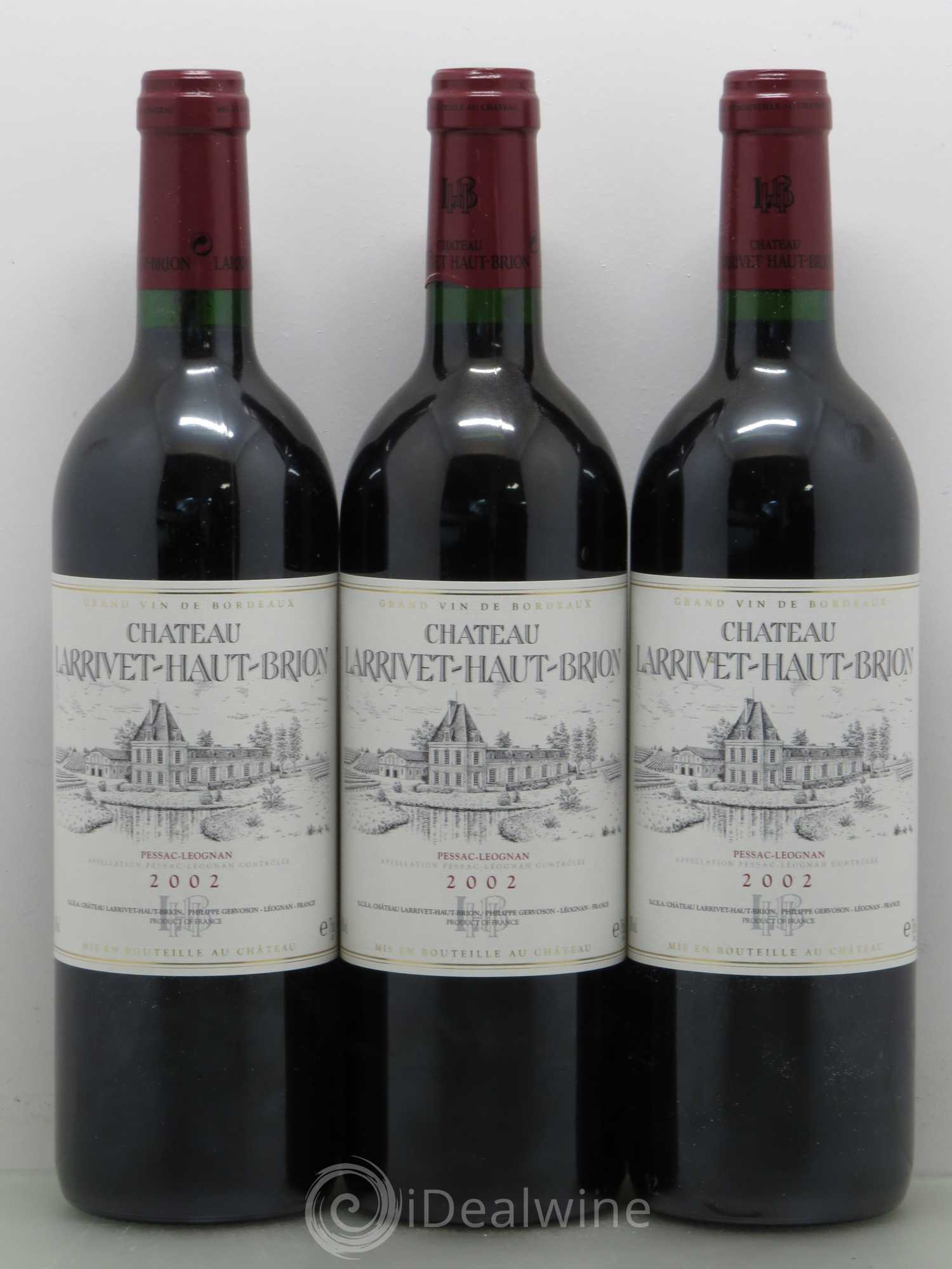 Château Larrivet Haut-Brion 2002 - Lot de 12 bouteilles - 3