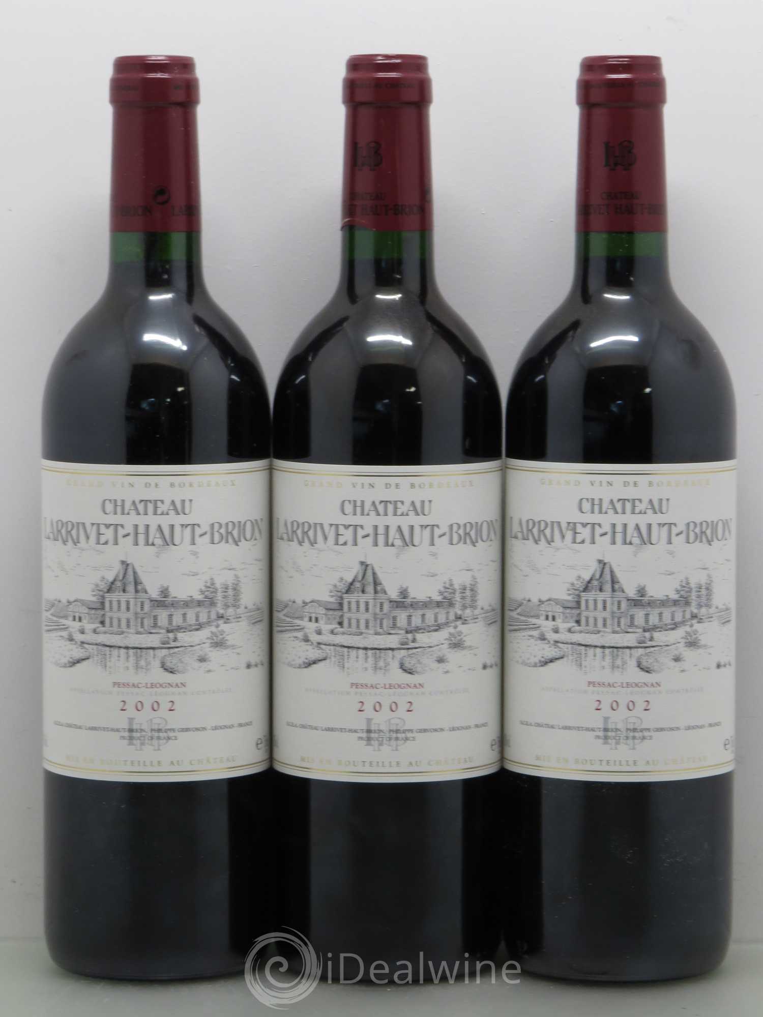 Château Larrivet Haut-Brion 2002 - Lot de 12 bouteilles - 4