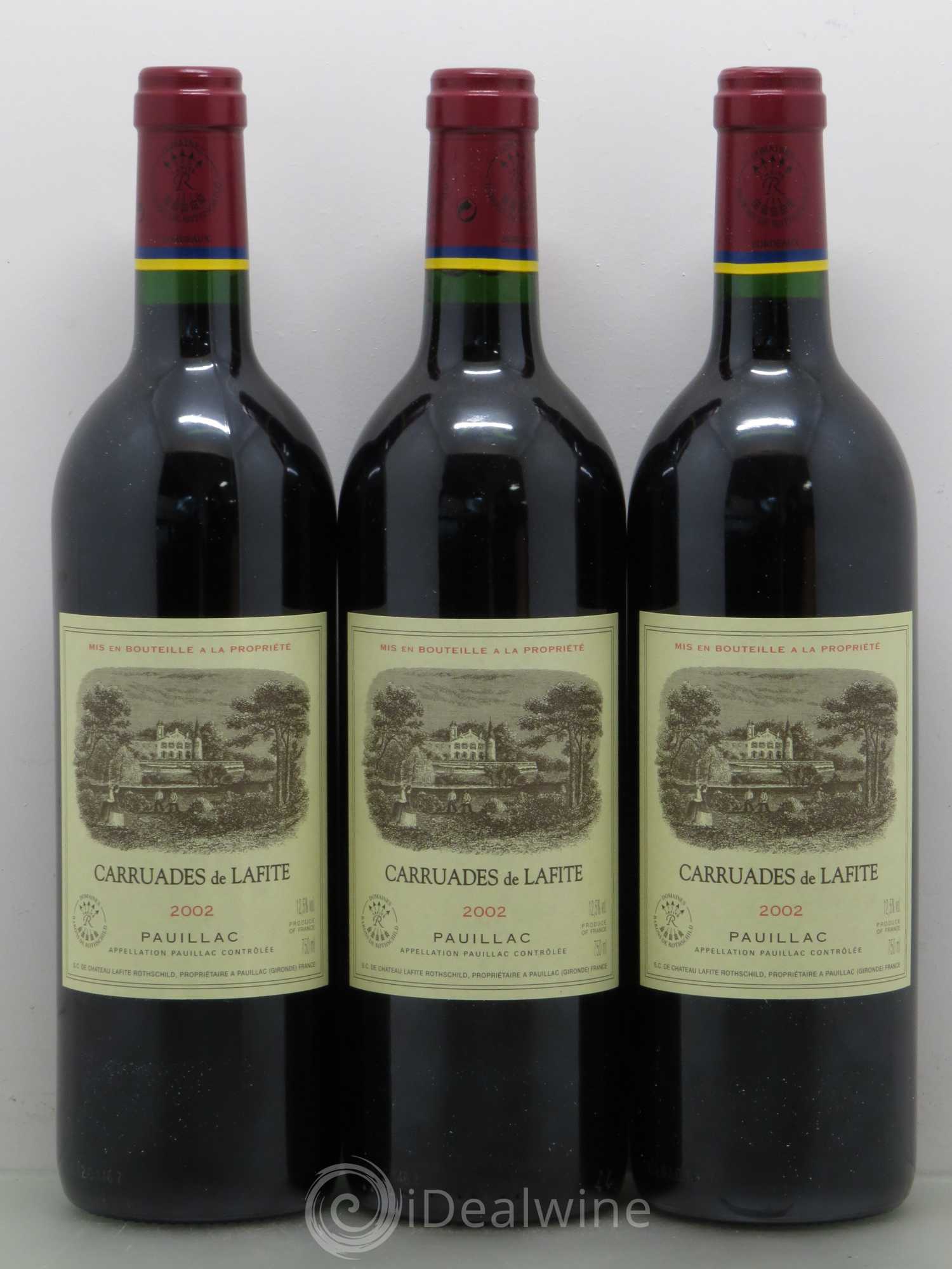 Carruades de Lafite Rothschild Second Vin 2002 - Lot de 12 bouteilles - 2