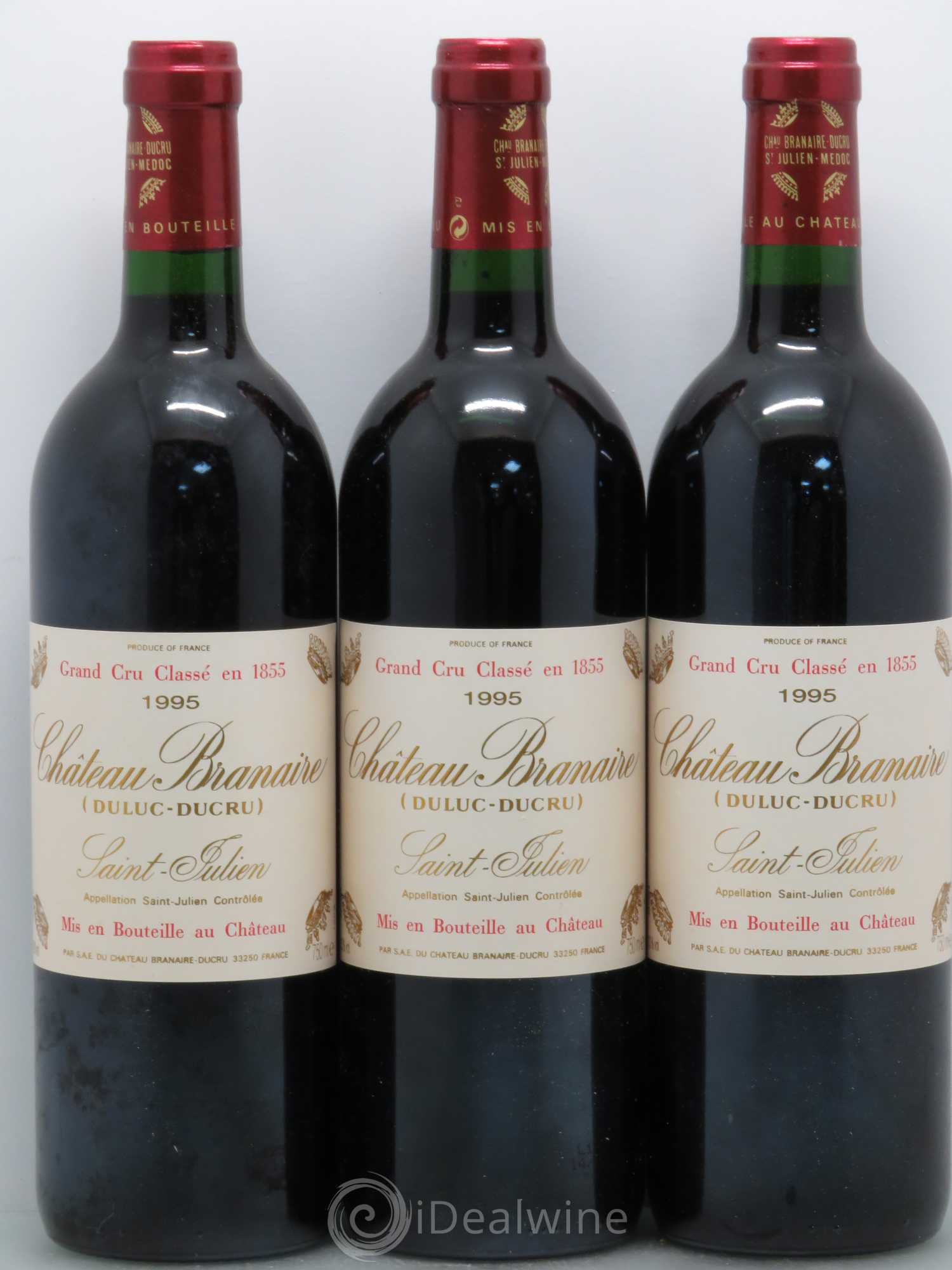 Château Branaire Ducru 4ème Grand Cru Classé 1995 - Lot de 12 bouteilles - 4