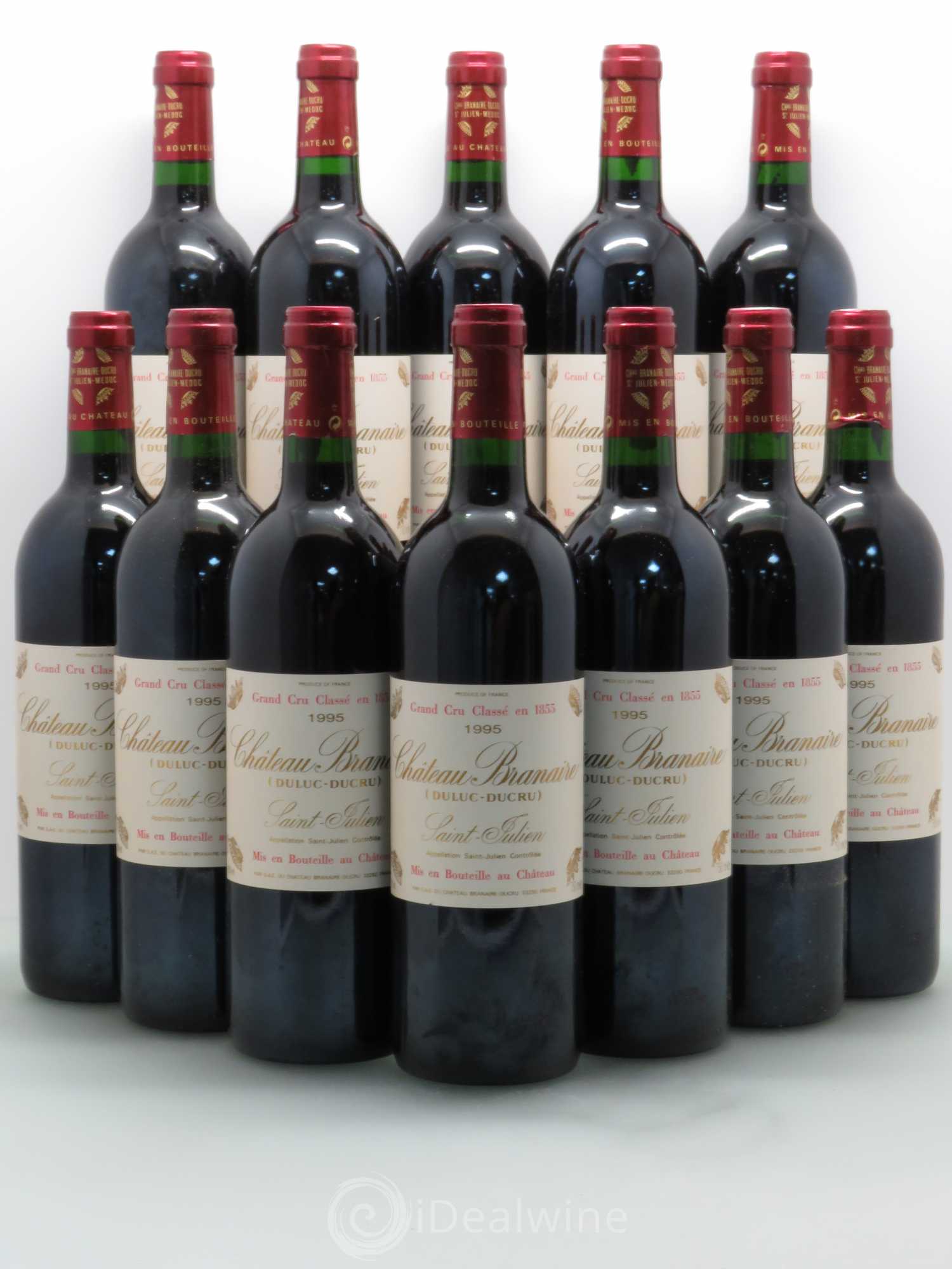 Château Branaire Ducru 4ème Grand Cru Classé 1995 - Lot de 12 bouteilles - 0