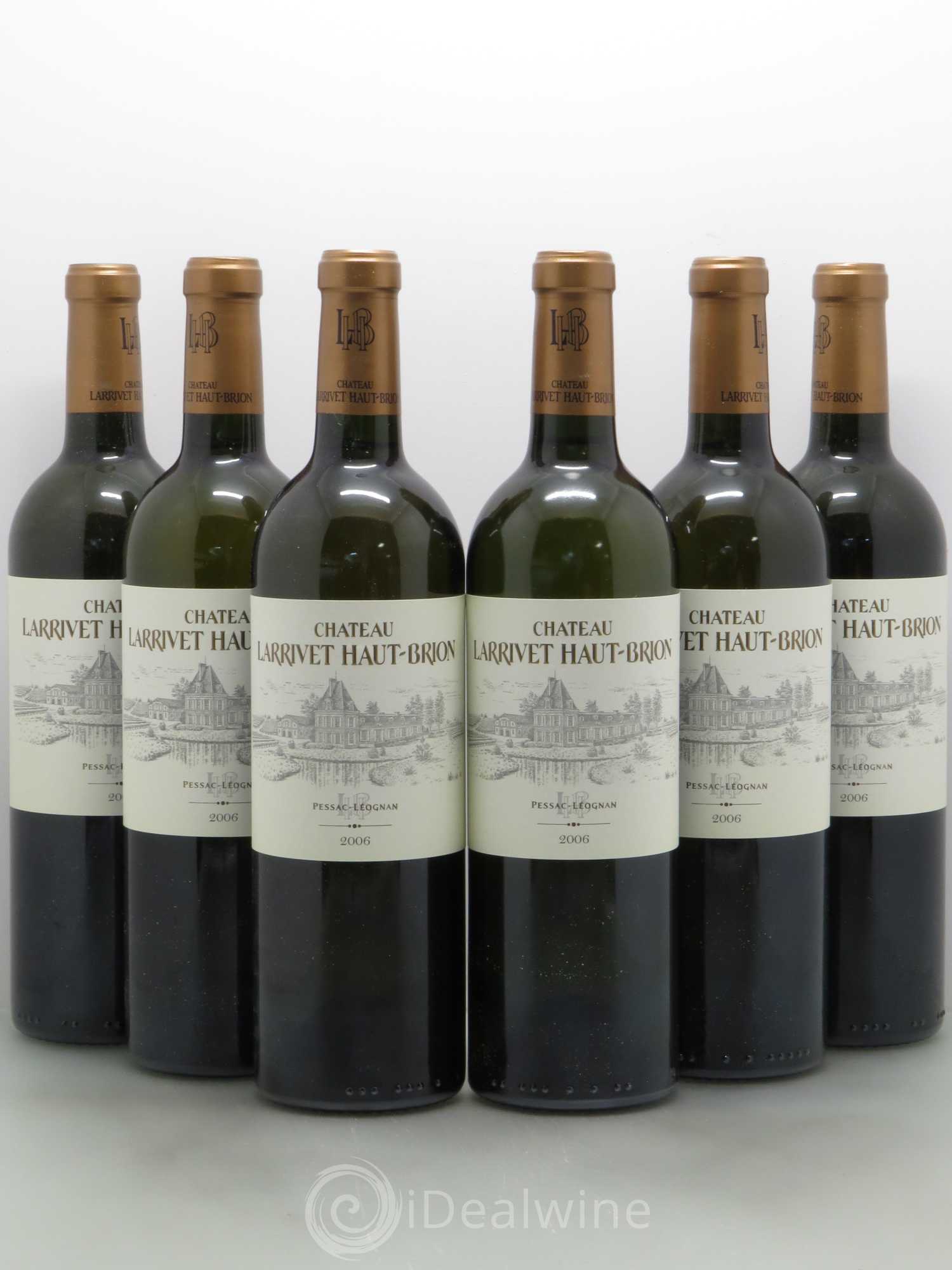 Château Larrivet Haut-Brion 2006 - Lot de 6 bouteilles - 0