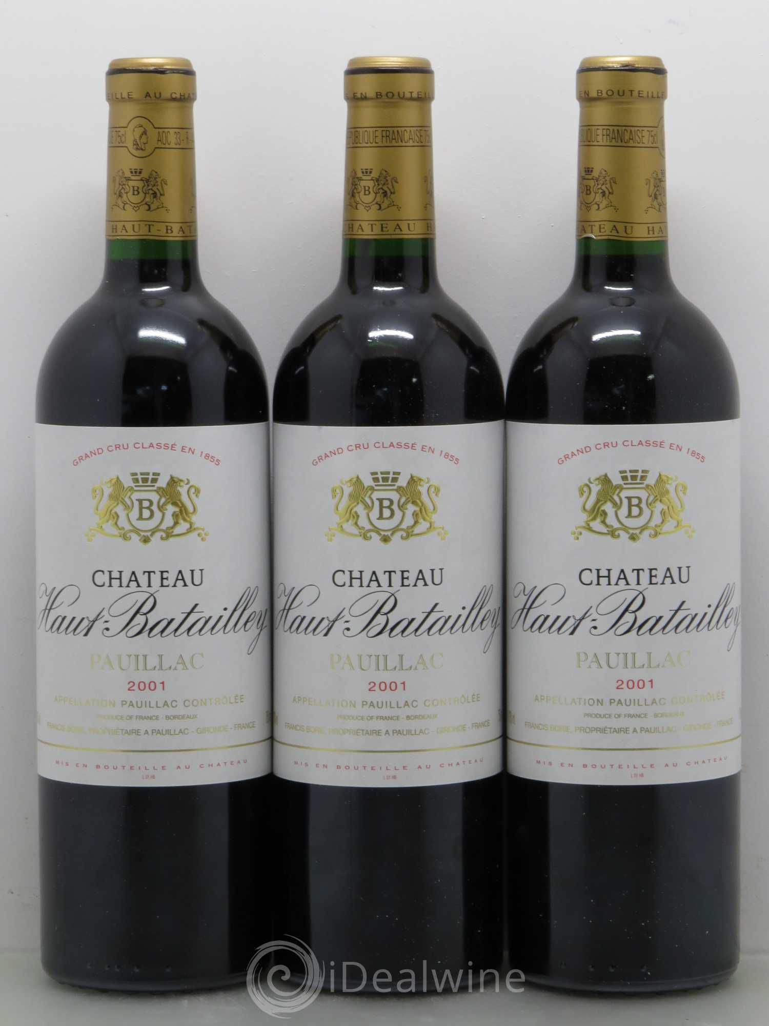 Château Haut Batailley 5ème Grand Cru Classé 2001 - Lot de 12 bouteilles - 2