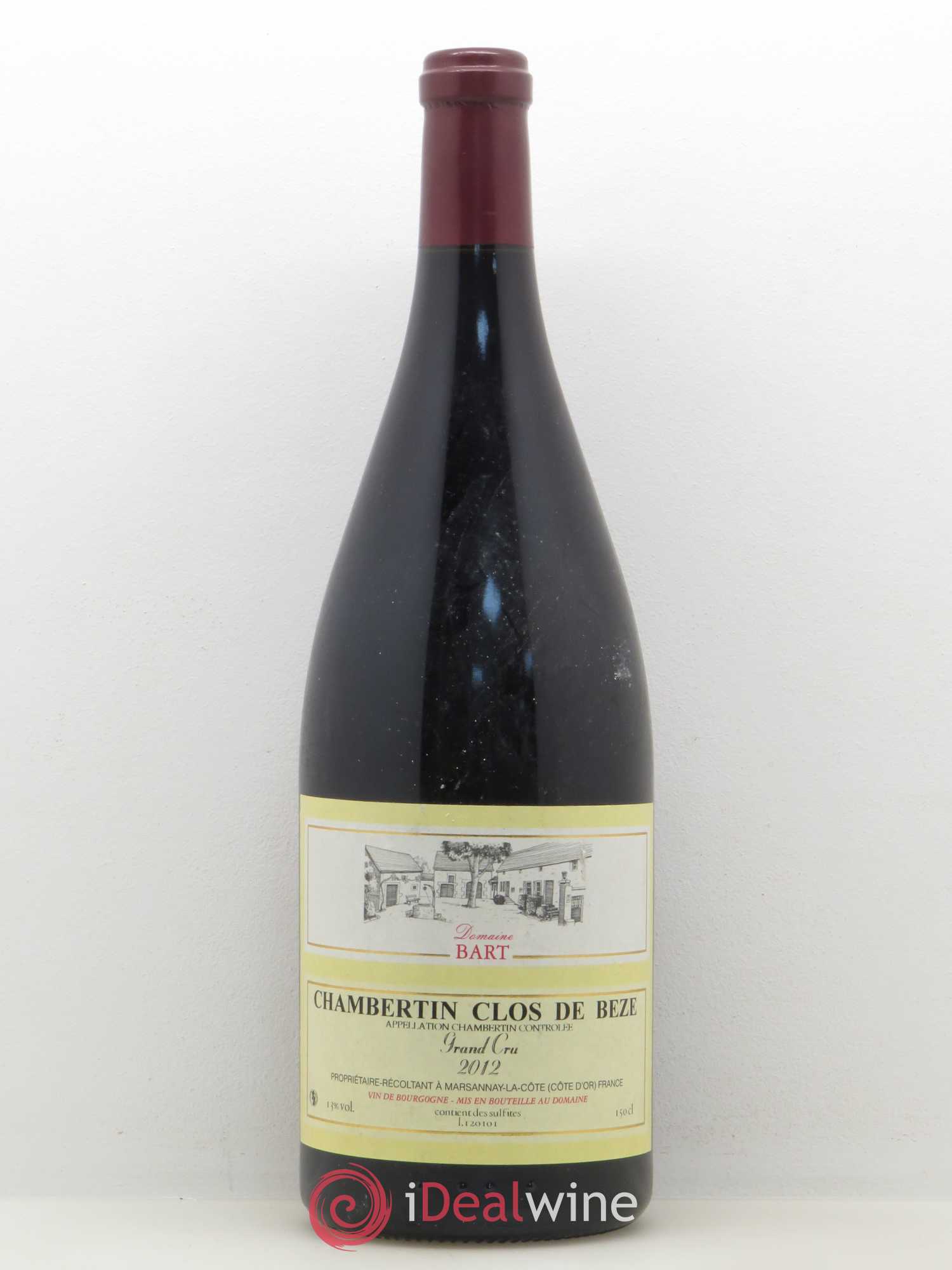 Chambertin Clos de Bèze Grand Cru Domaine Bart 2012 - Posten von 1 Magnum - 0