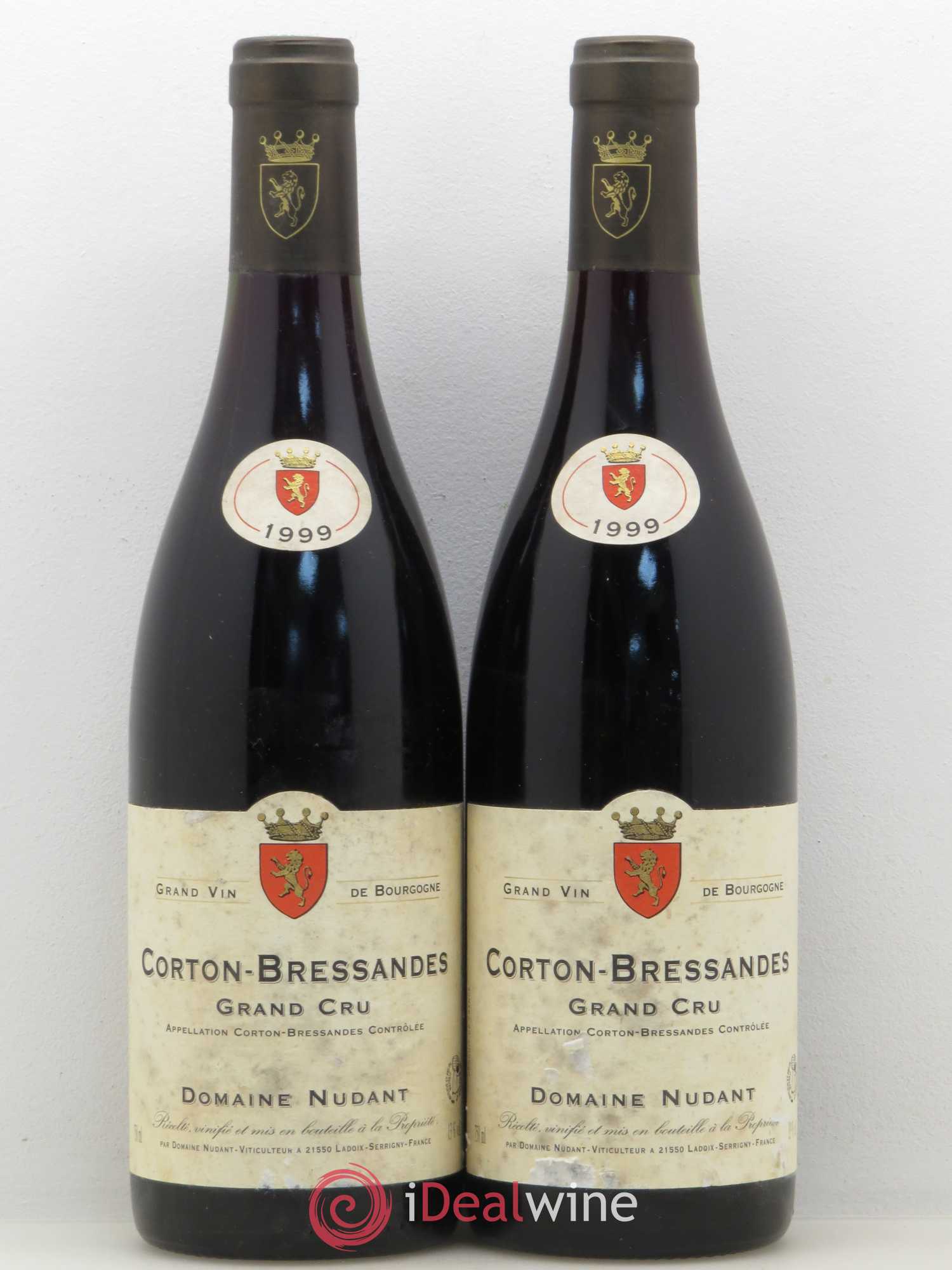 Corton Grand Cru Bressandes Domaine Andre Nudant 1999 - Posten von 2 Flaschen - 0