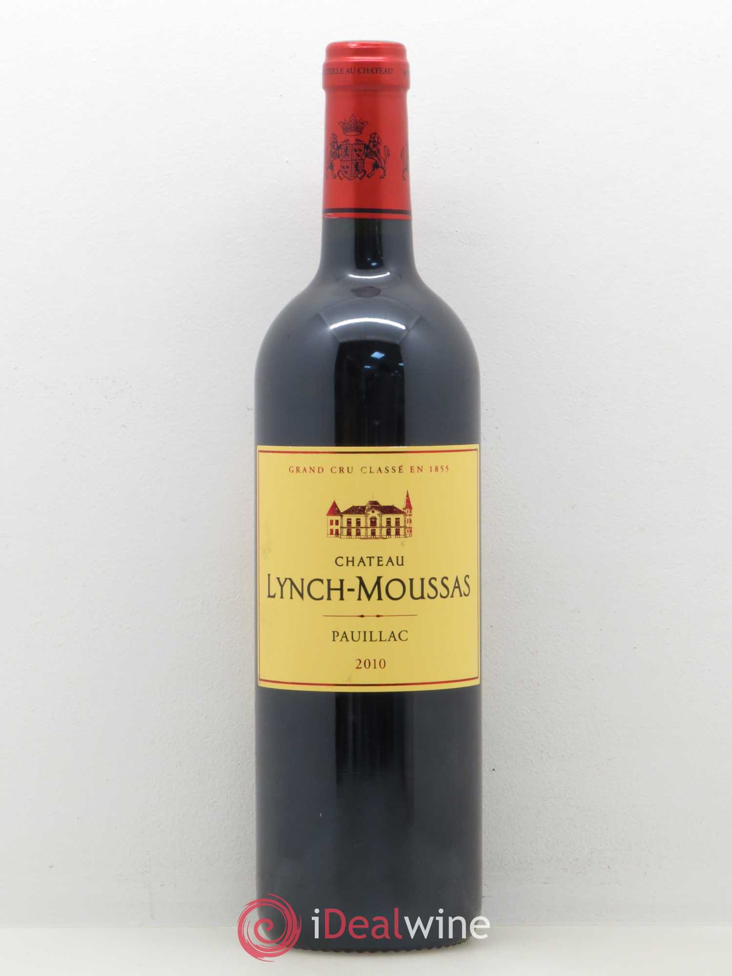 Château Lynch Moussas 5ème Grand Cru Classé 2010 - Lot de 1 bouteille - 0