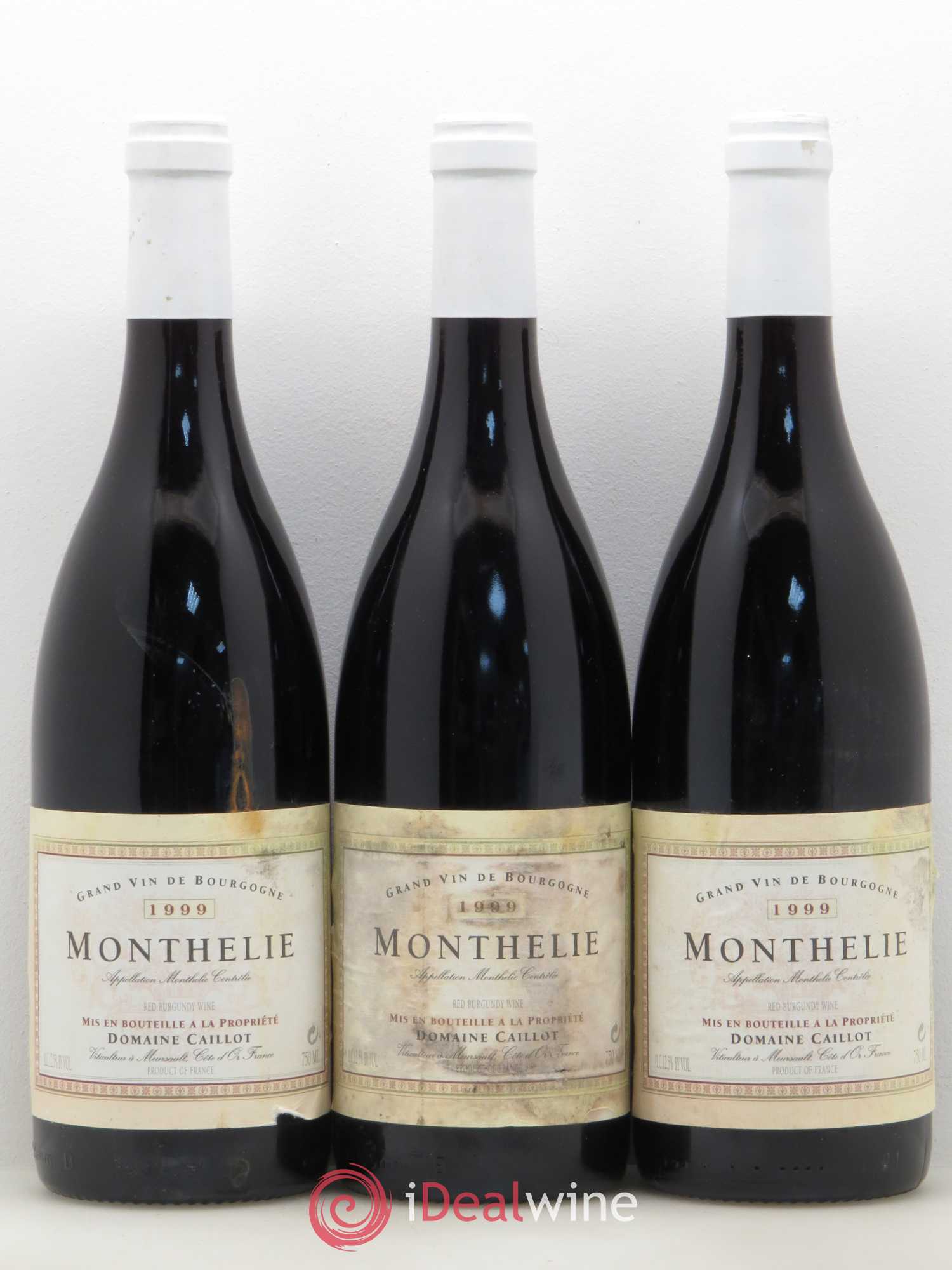Monthélie Domaine Cailot 1999 - Posten von 5 Flaschen - 1