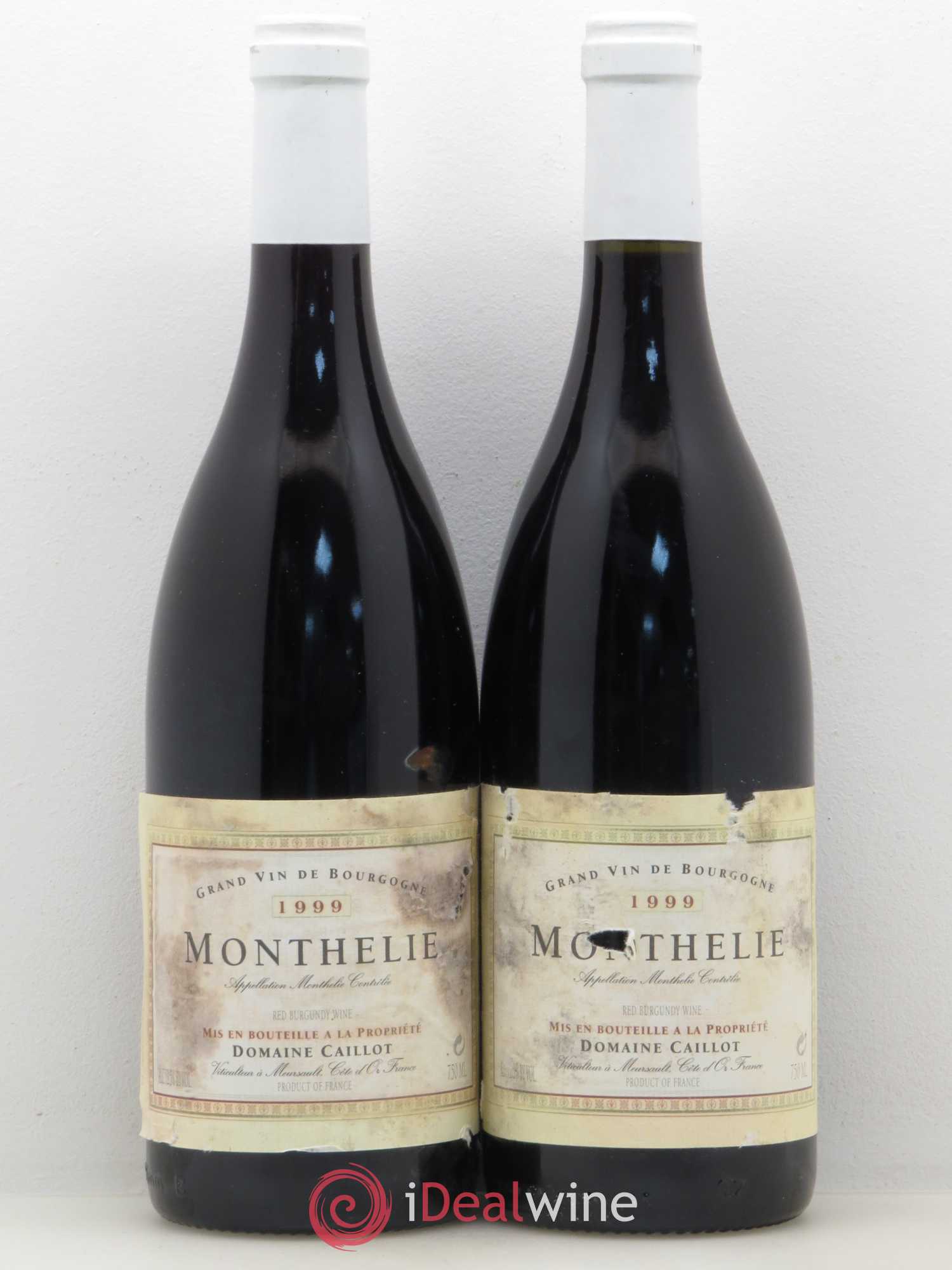 Monthélie Domaine Cailot 1999 - Posten von 5 Flaschen - 2