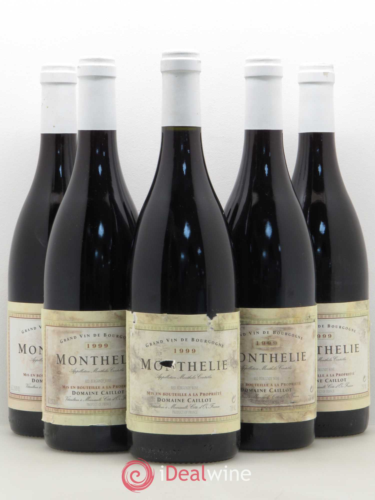 Monthélie Domaine Cailot 1999 - Posten von 5 Flaschen - 0