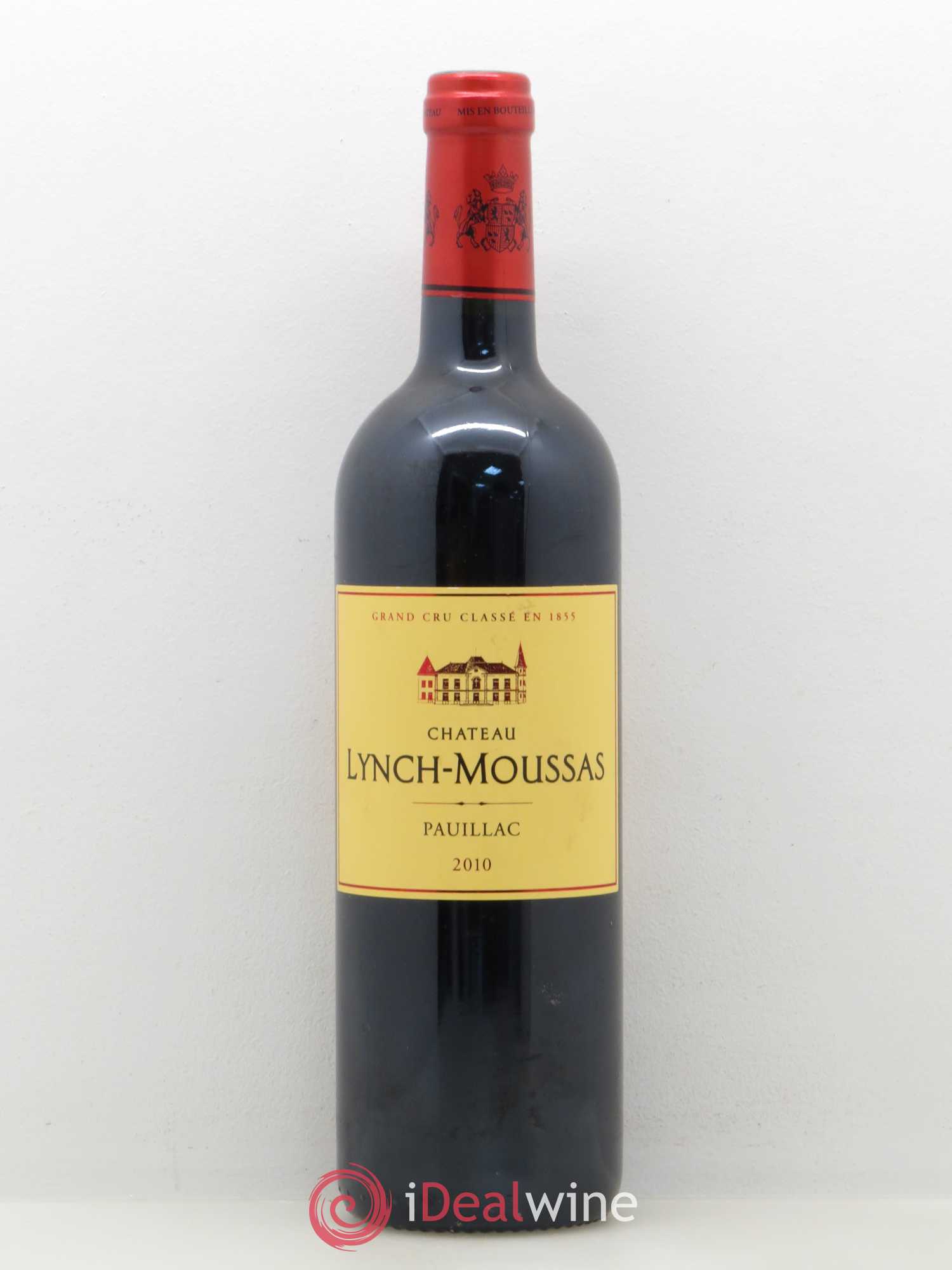 Château Lynch Moussas 5ème Grand Cru Classé 2010 - Lot de 1 bouteille - 0